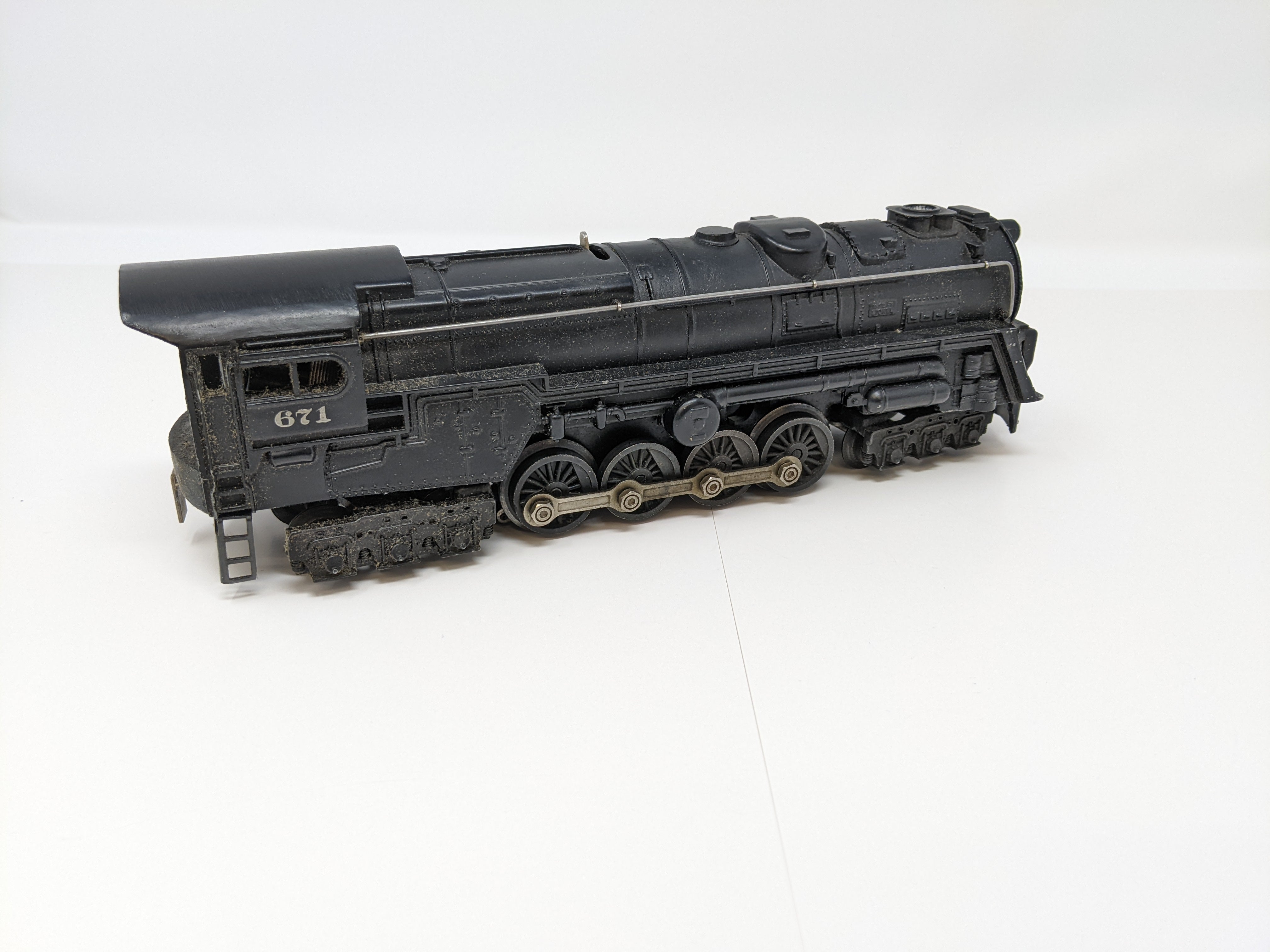 USED Lionel 671 O, Turbine Locomotive with Smoke Chamber, Pennsylvania #6200, Box