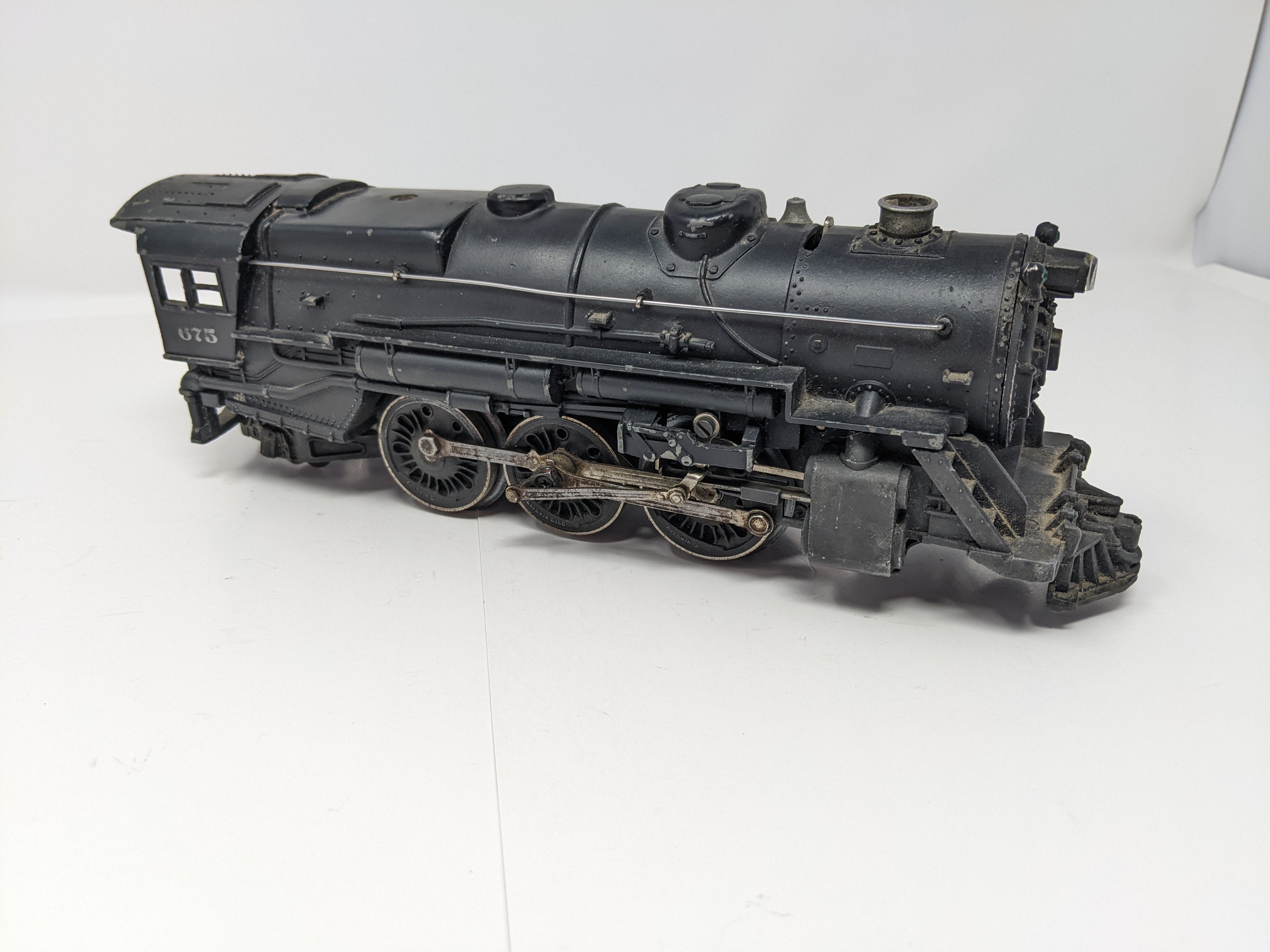 USED Lionel O, Steam Locomotive (For Parts or Repair)#675