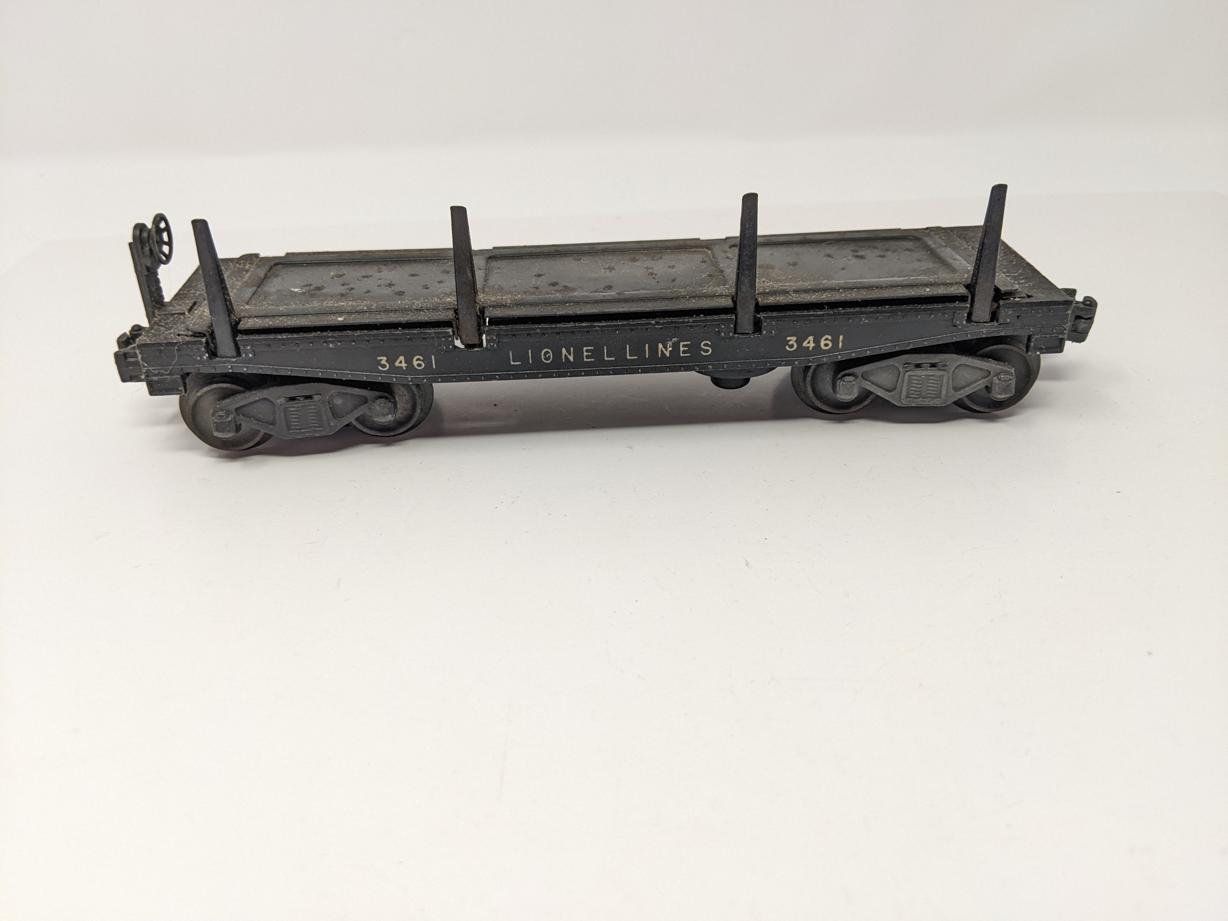 USED Lionel O, Lionel Lines Stake Car#3461