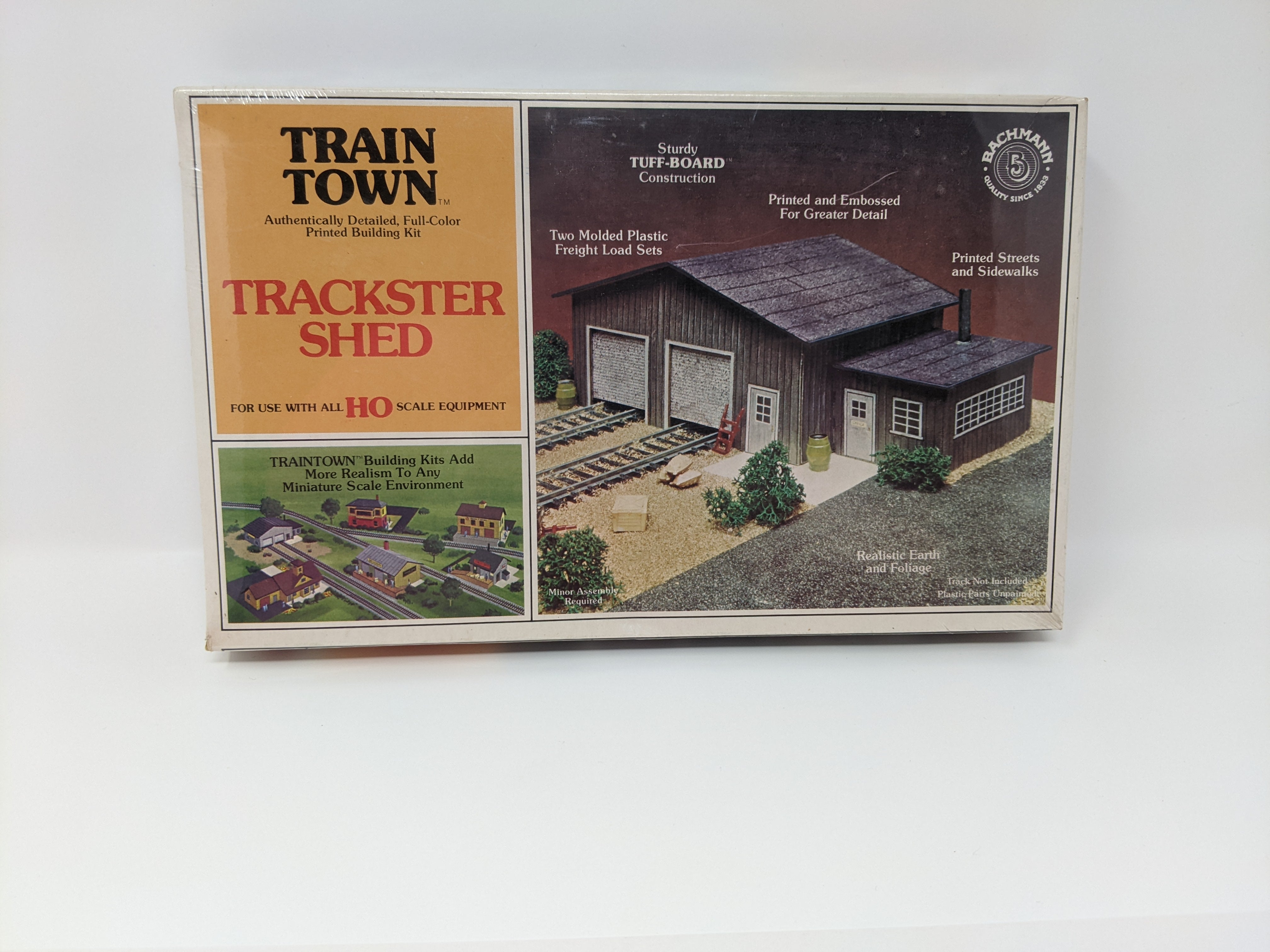 USED Bachmann HO Scale, Trackster Shed - Tuff Board Construction Building