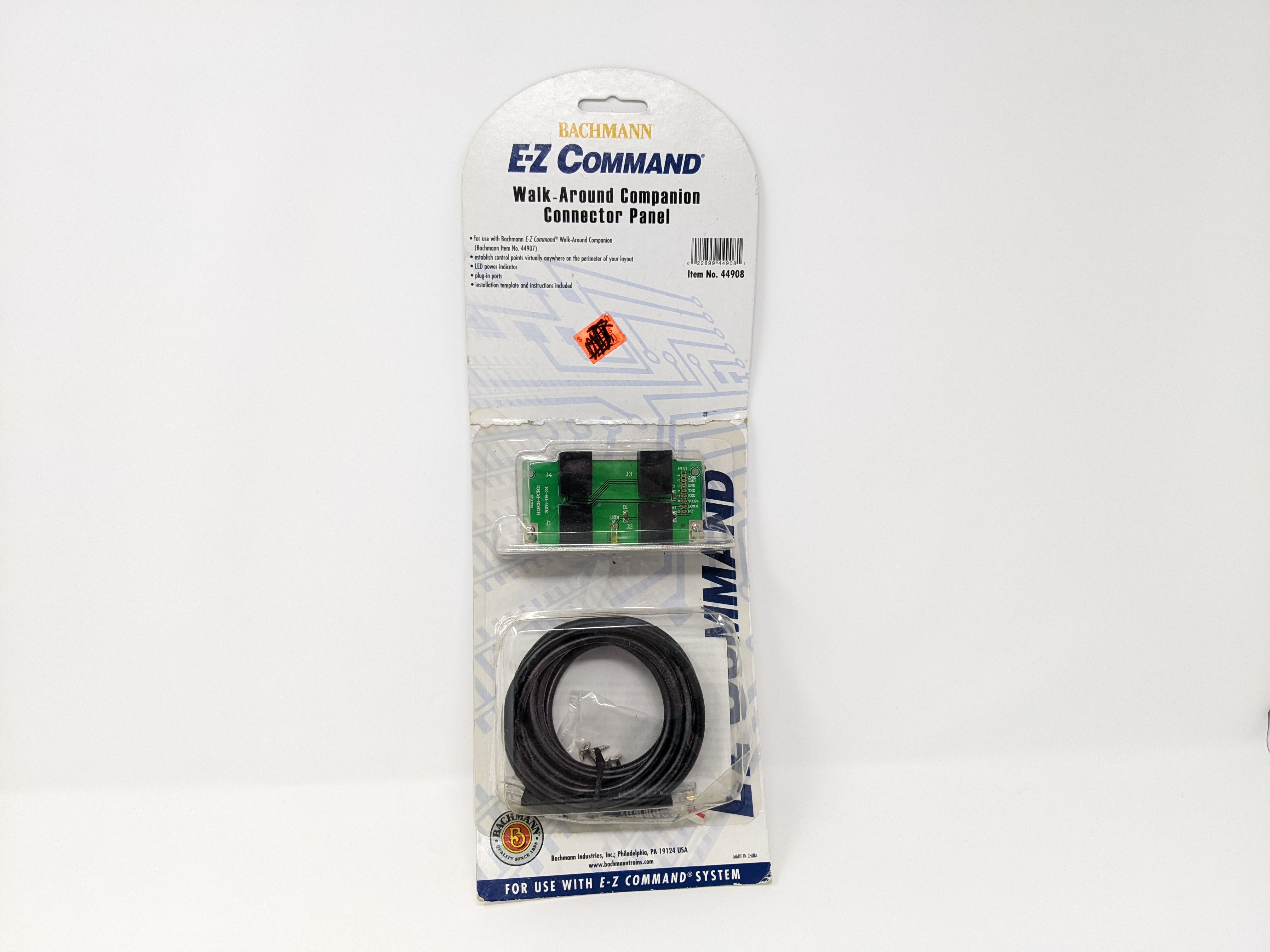 Bachmann 44908 HO Scale, E-Z Command Walk-Around Companion Connector Panel