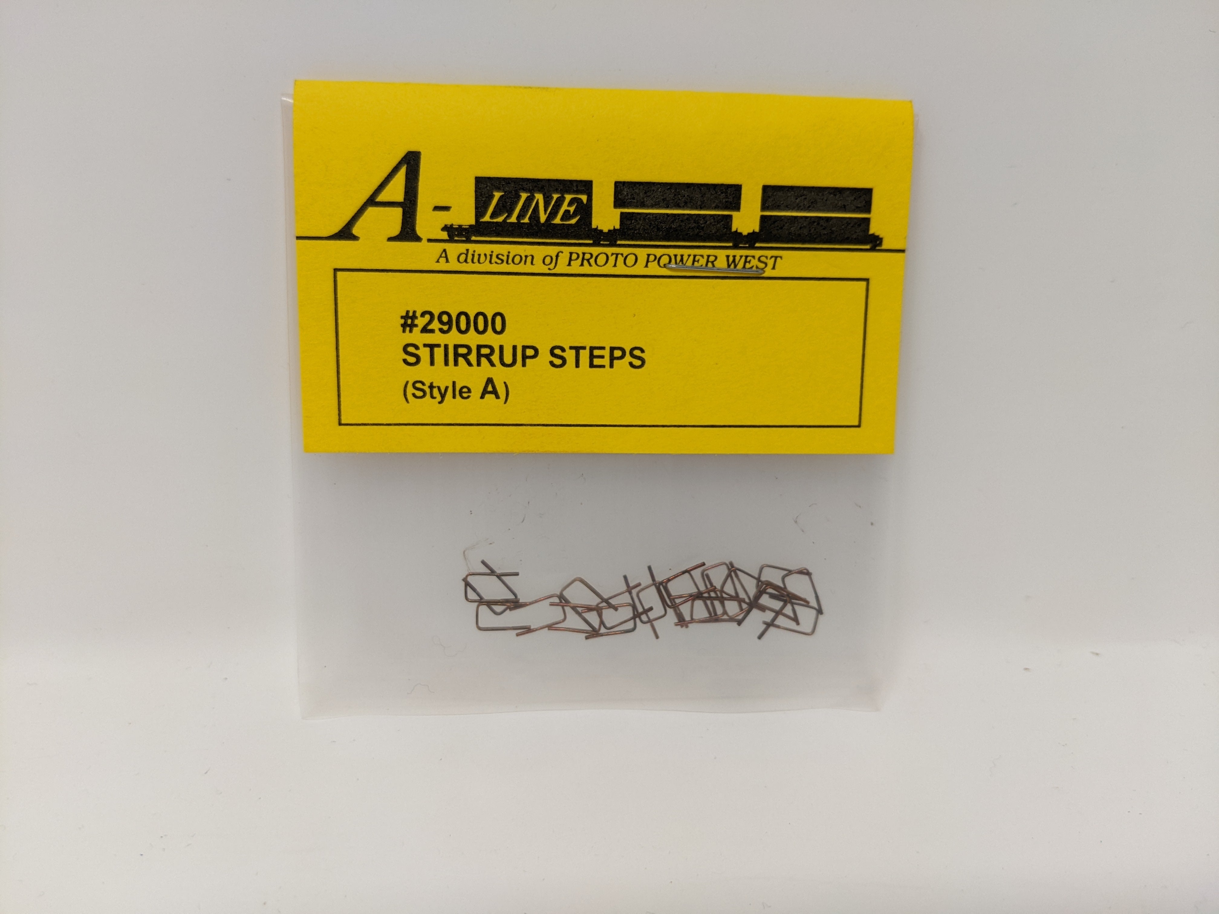 A-Line 29000 HO Scale, Stirrup Steps (Style A), Detail Parts