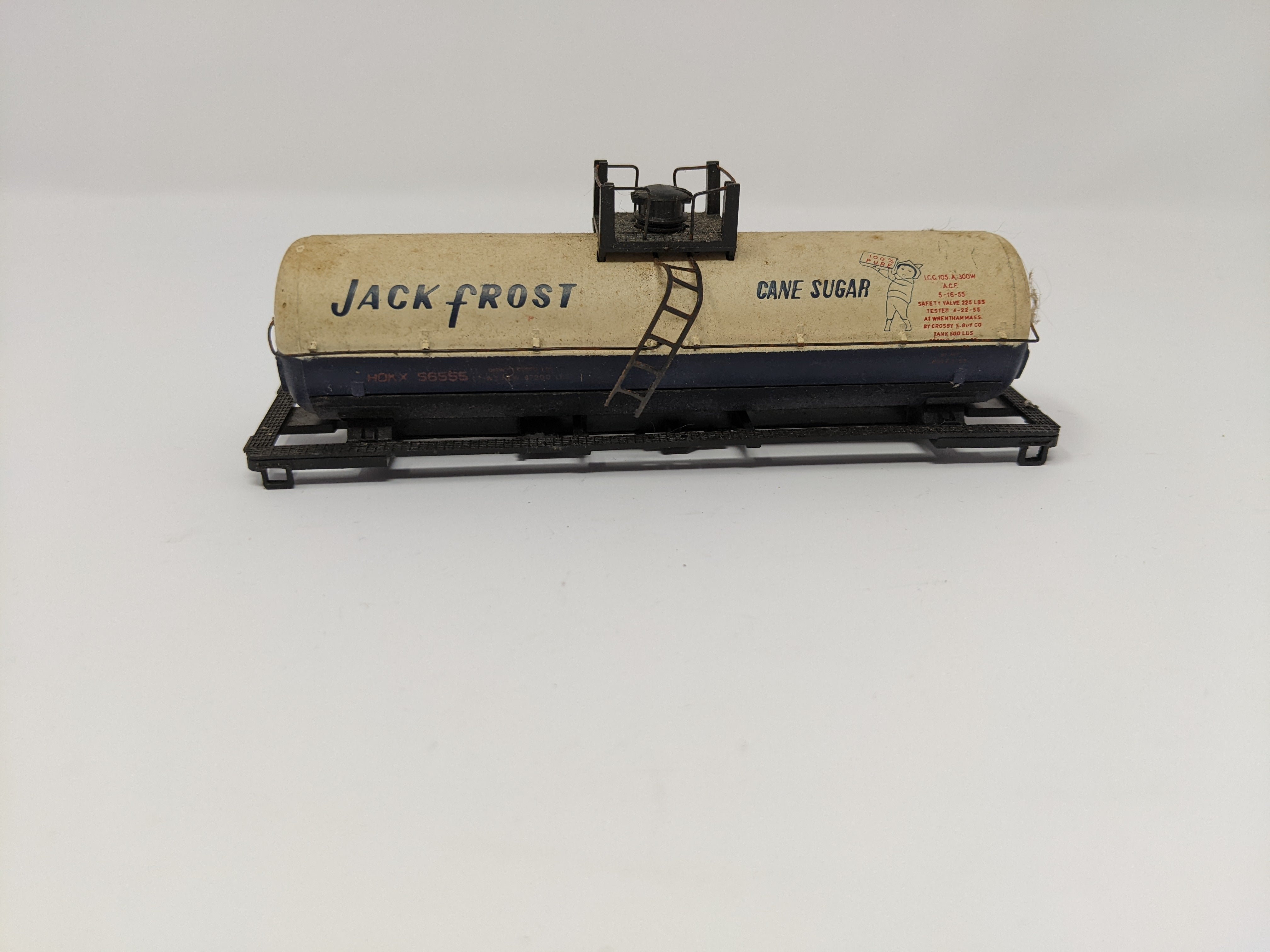 USED AHM HO Scale, Jack Frost Cane Sugar Tank Car
