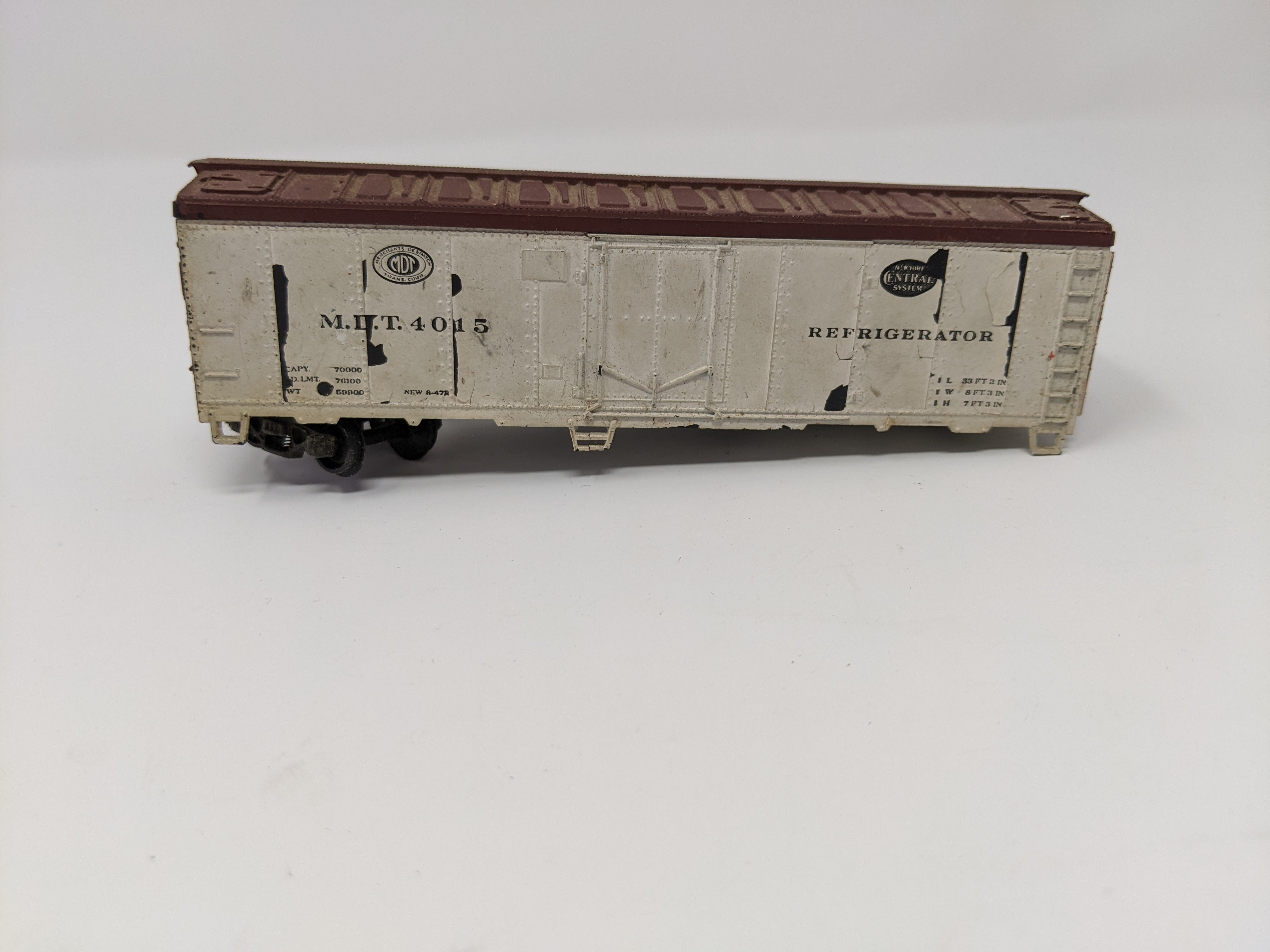 USED REVELL HO Scale, Box Car, New York Central MDT #4015