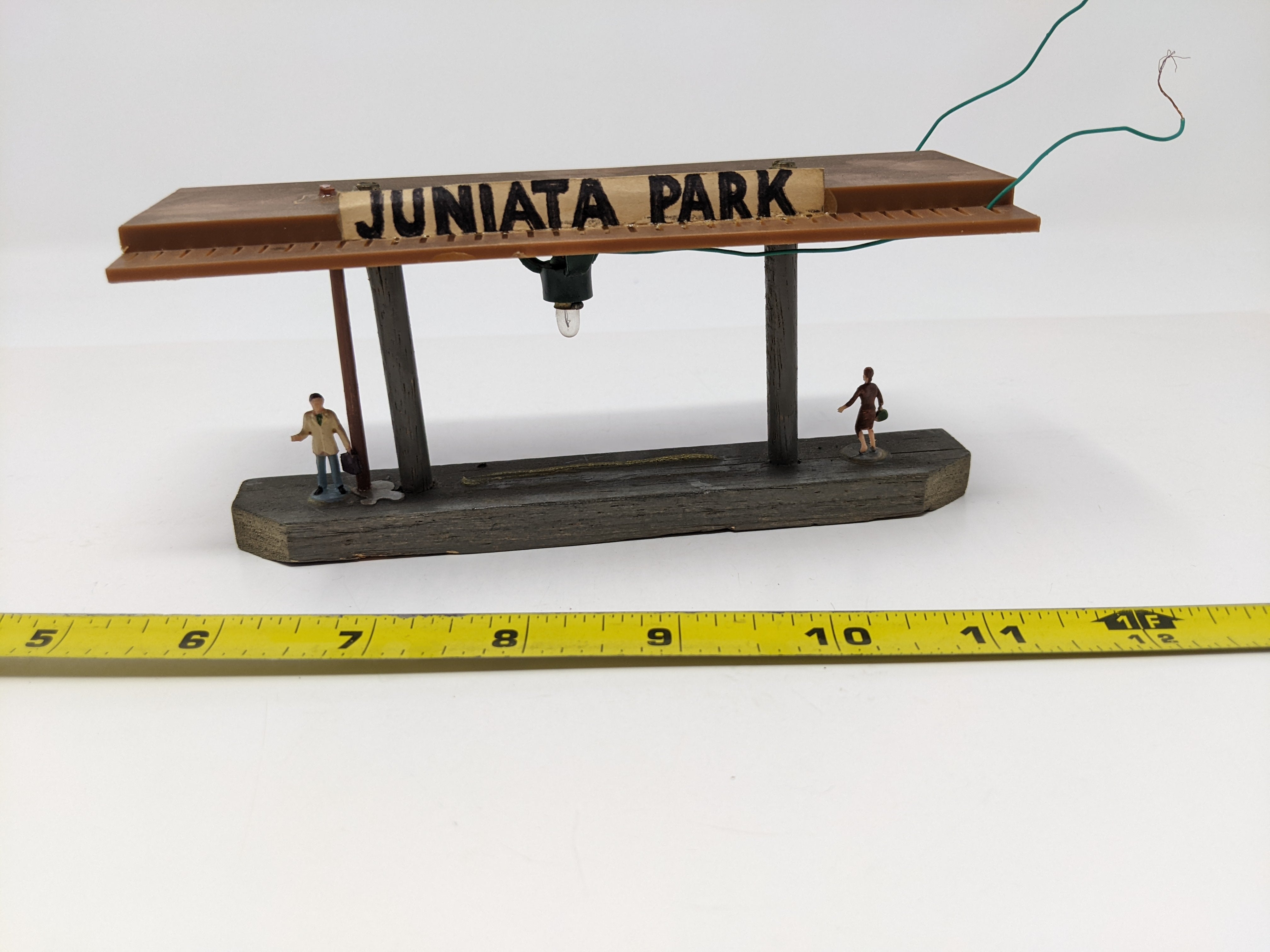 USED HO Scale, Custom Scratch Built Passenger Terminal, Juniata Park