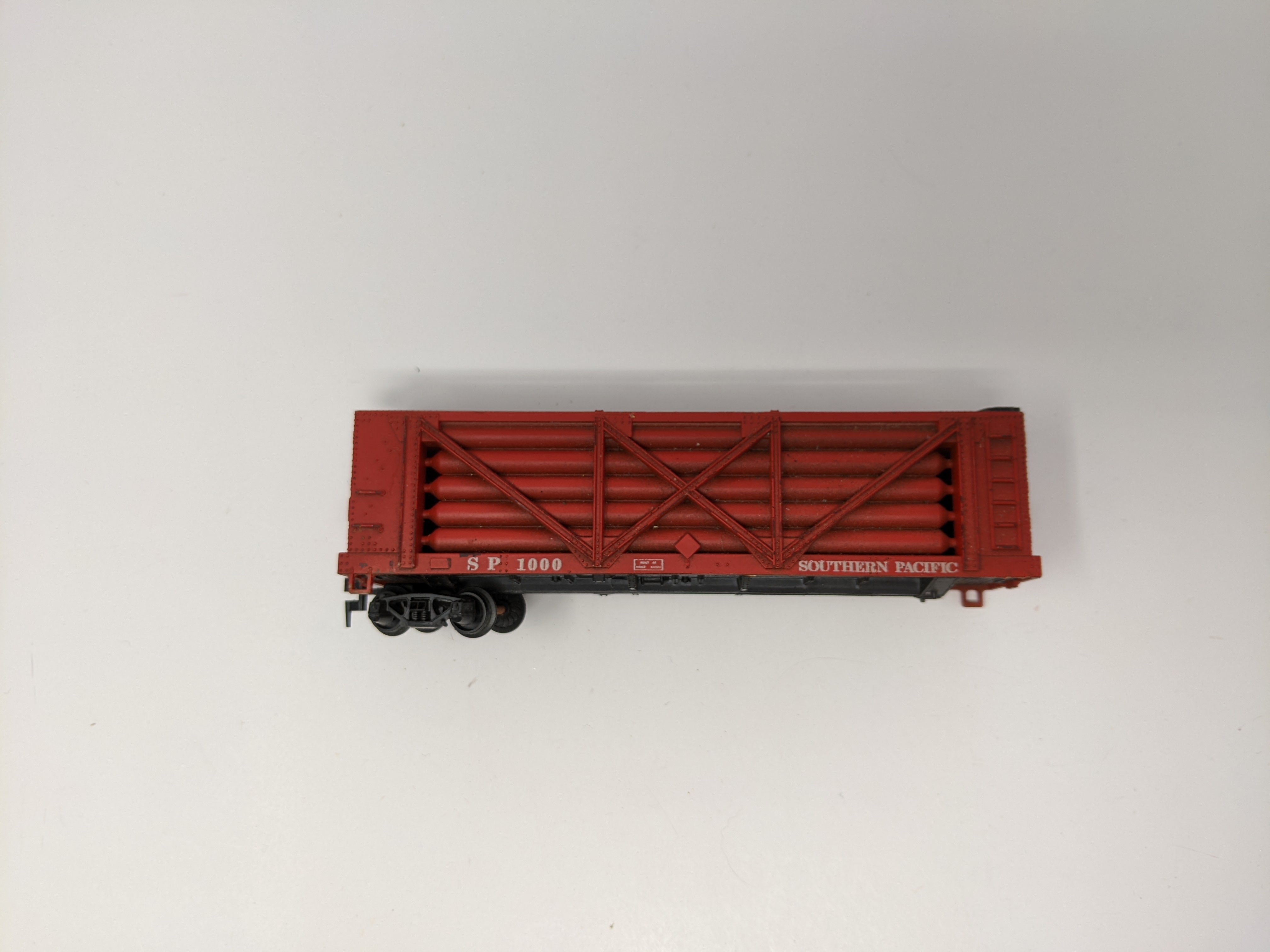 USED ROCO HO Scale, Hellium Carrier Car, Southern Pacific SP #1000, Read Description