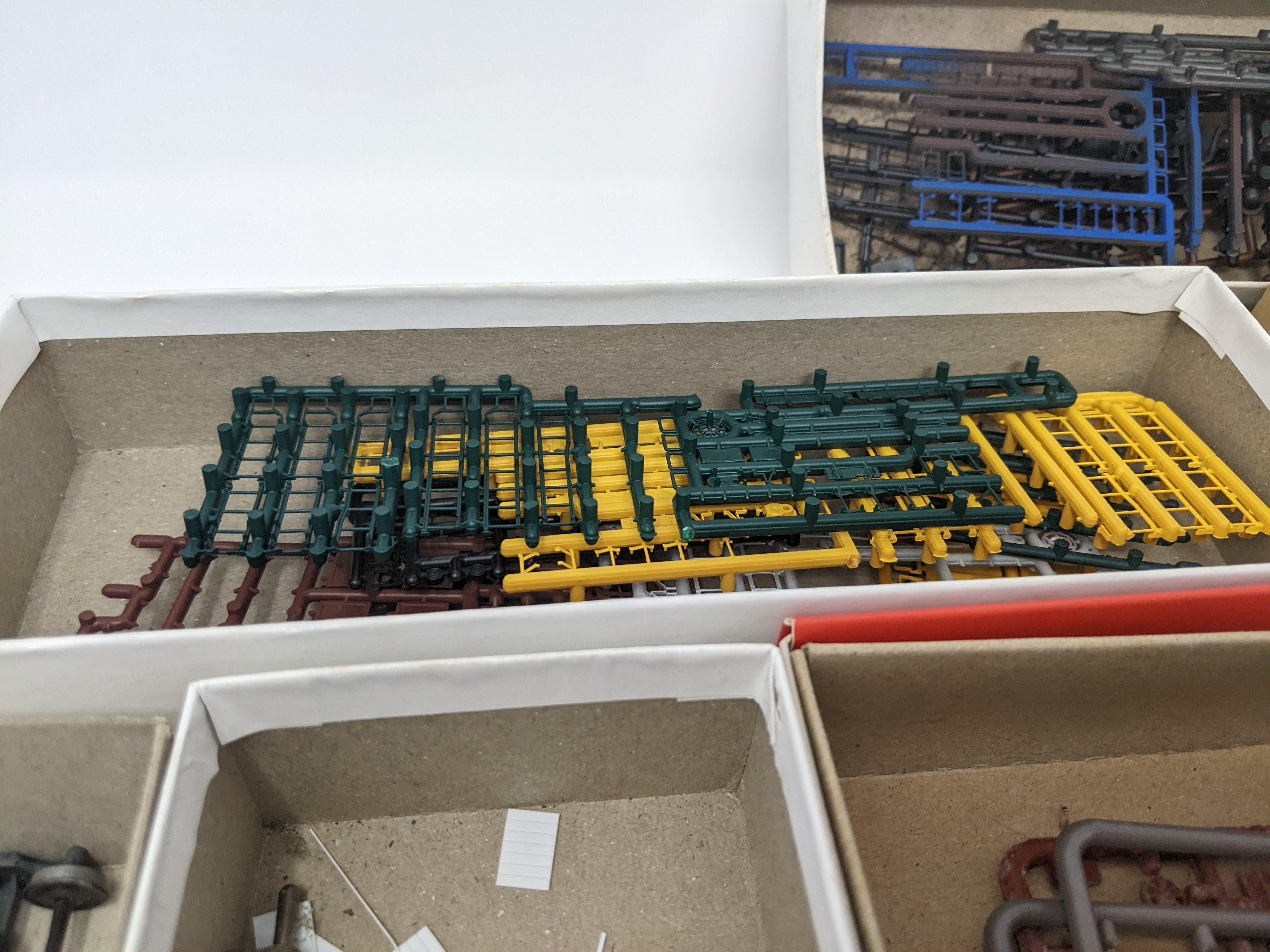 USED HO Scale, Lot of Various Detail Parts, Kit left overs