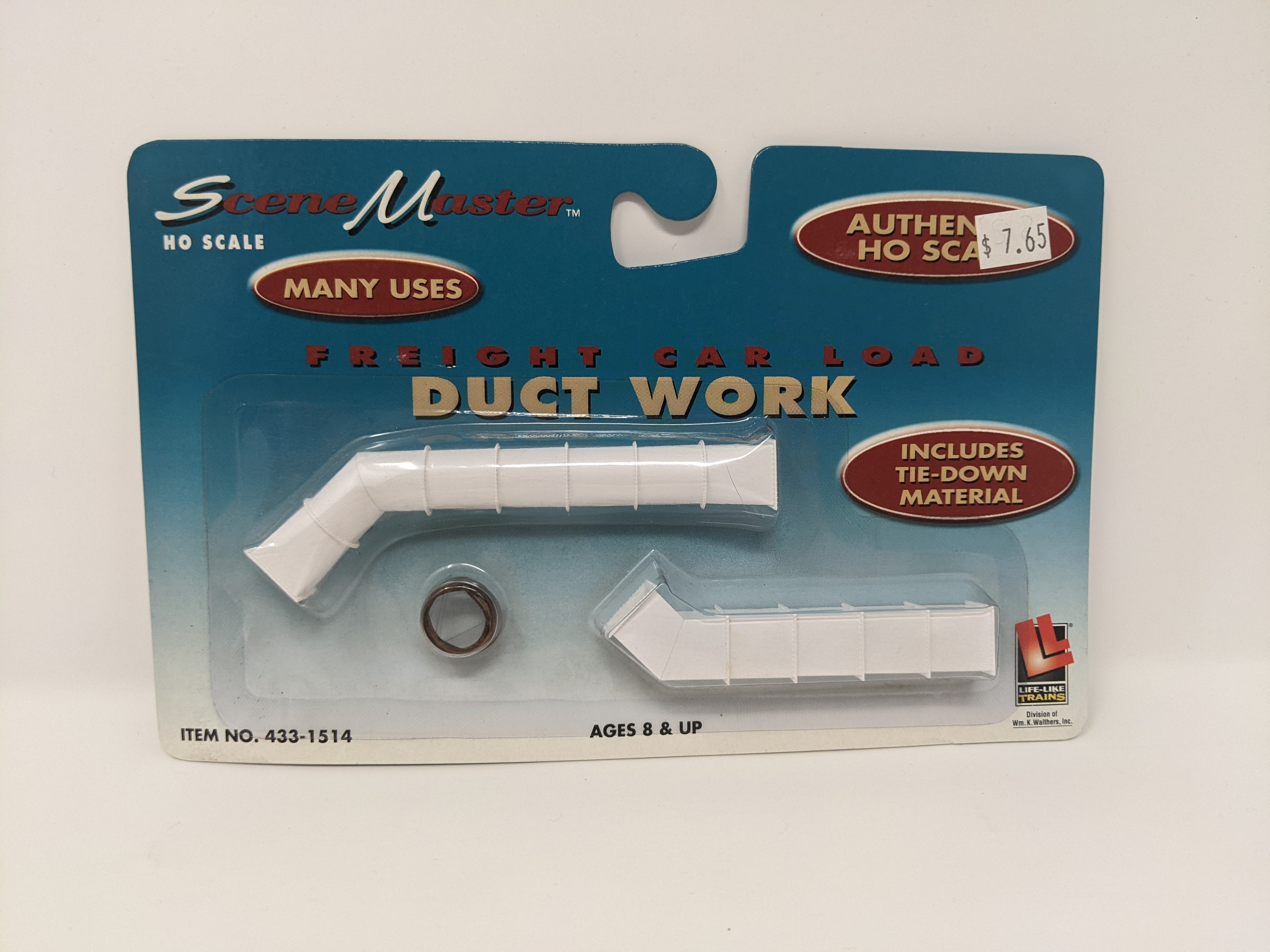 Life-Like 433-1514 HO Scale, Freight Car Load Duct Work, Sealed