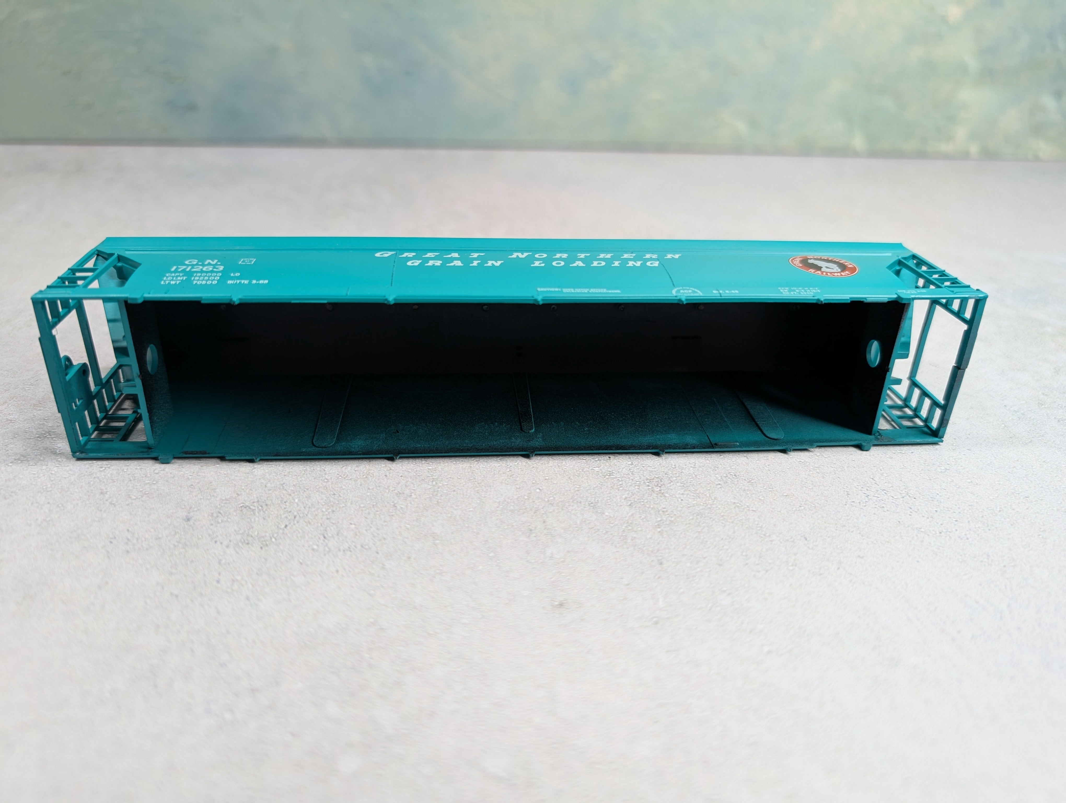 USED Athearn 1906 HO Scale 4 Bay ACF Center Flow Hopper Great Northern GN #171263 KIT