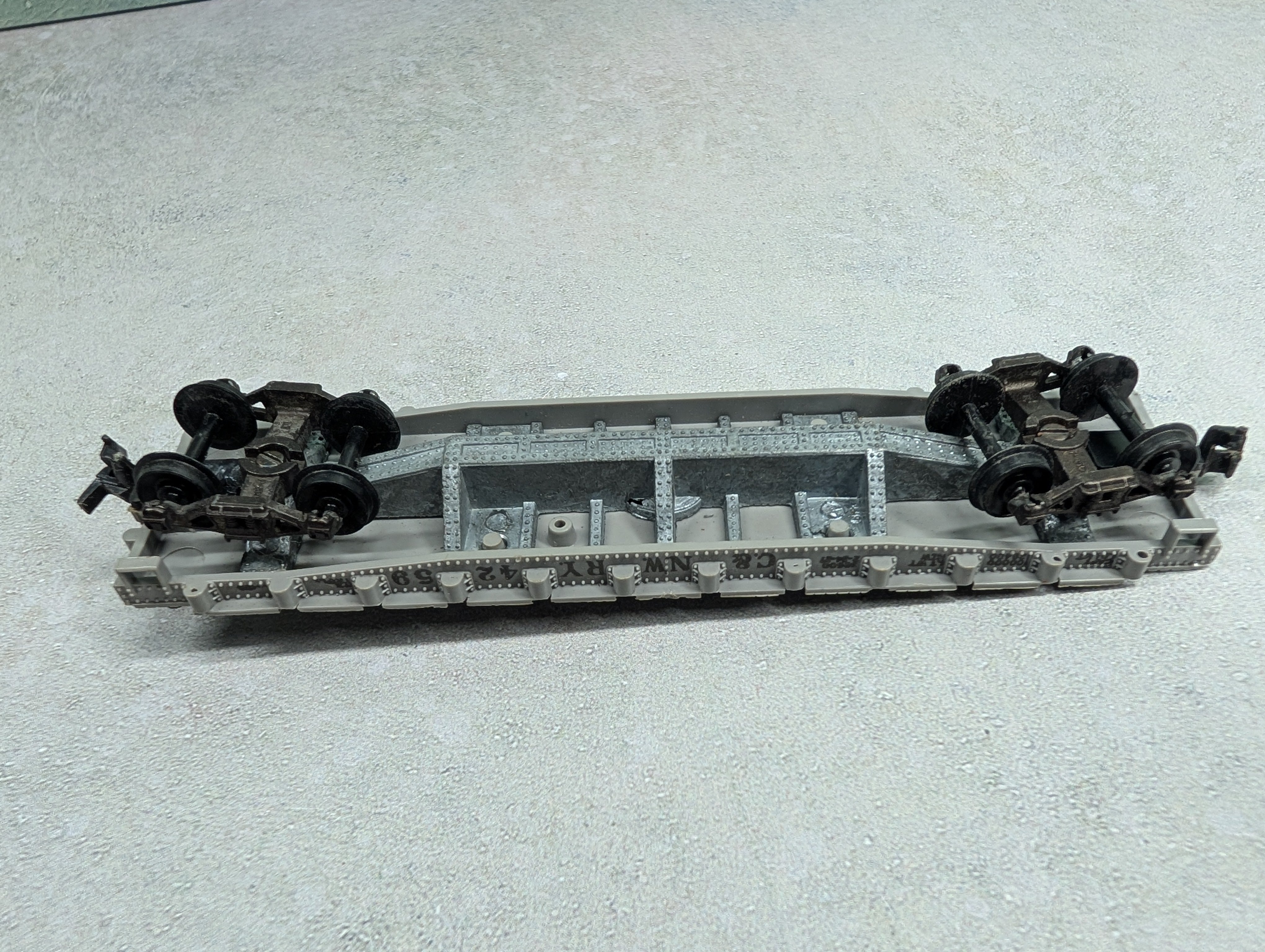 USED Varney HO Scale 40' Flat Car Chicago & North Western C&NW RY #4259