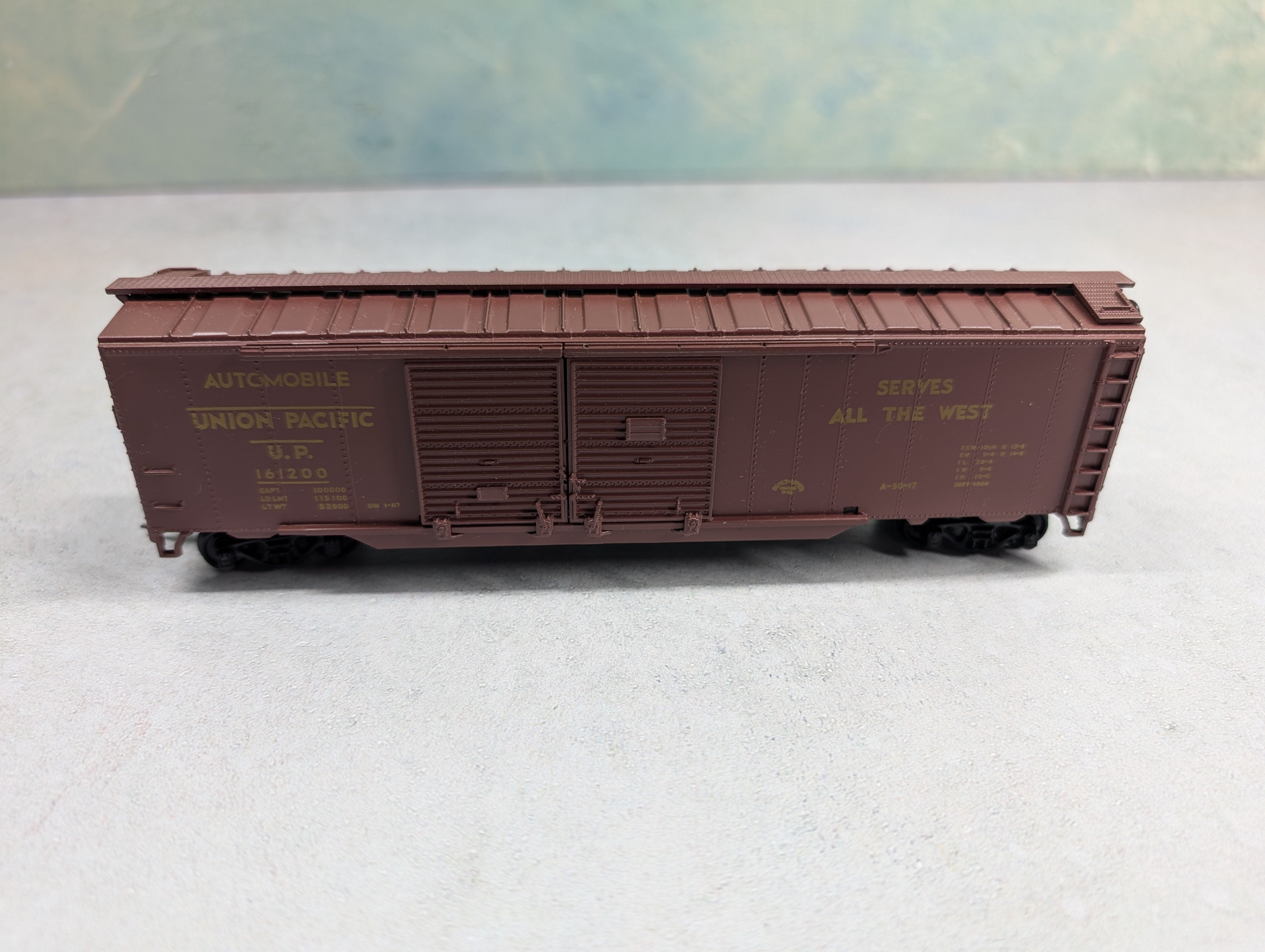 USED Athearn 5036 HO Scale 50' Auto Box Car Union Pacific UP #161200