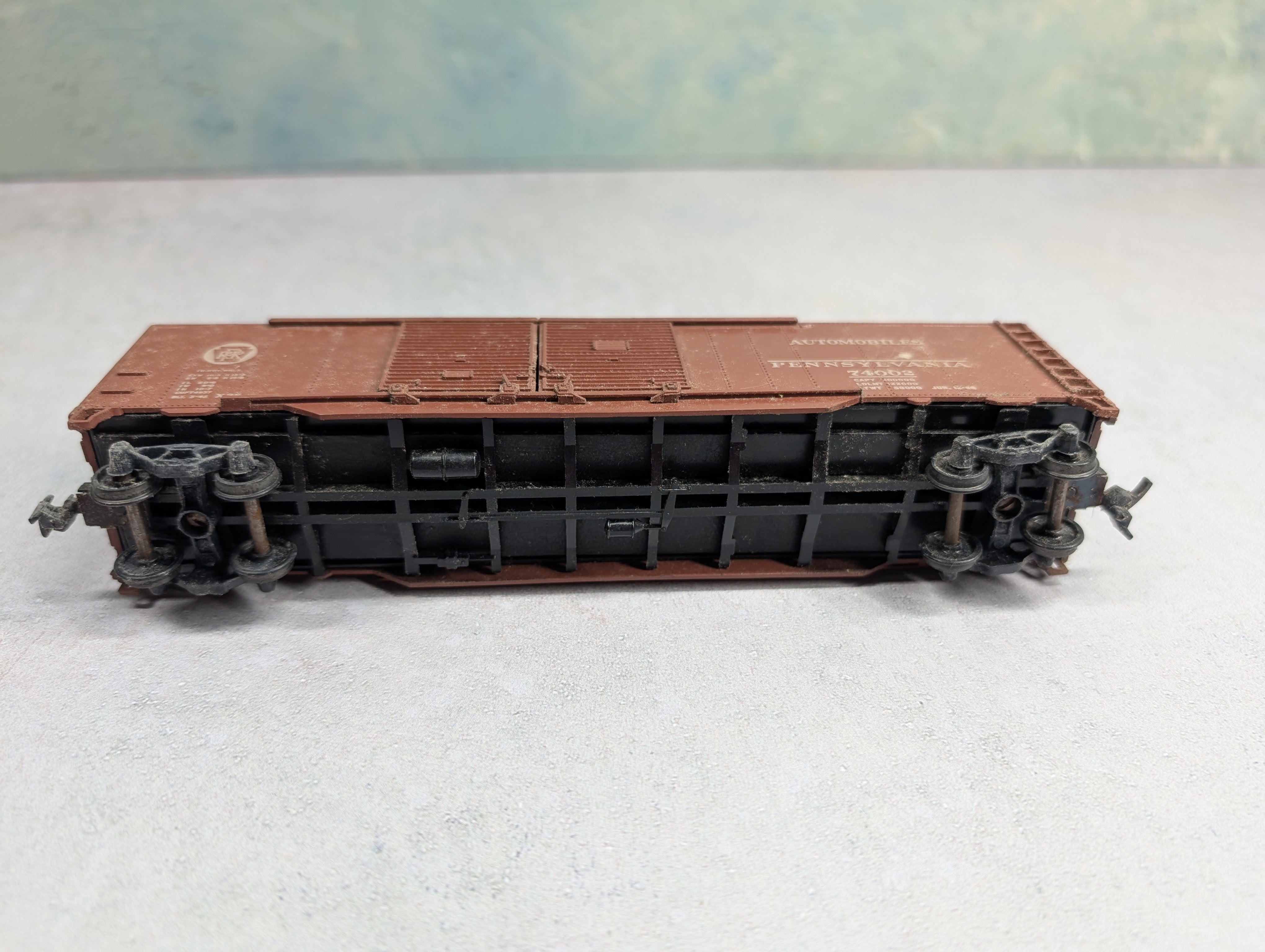 USED Athearn HO Scale 50' DD Box Car Pennsylvania #74002