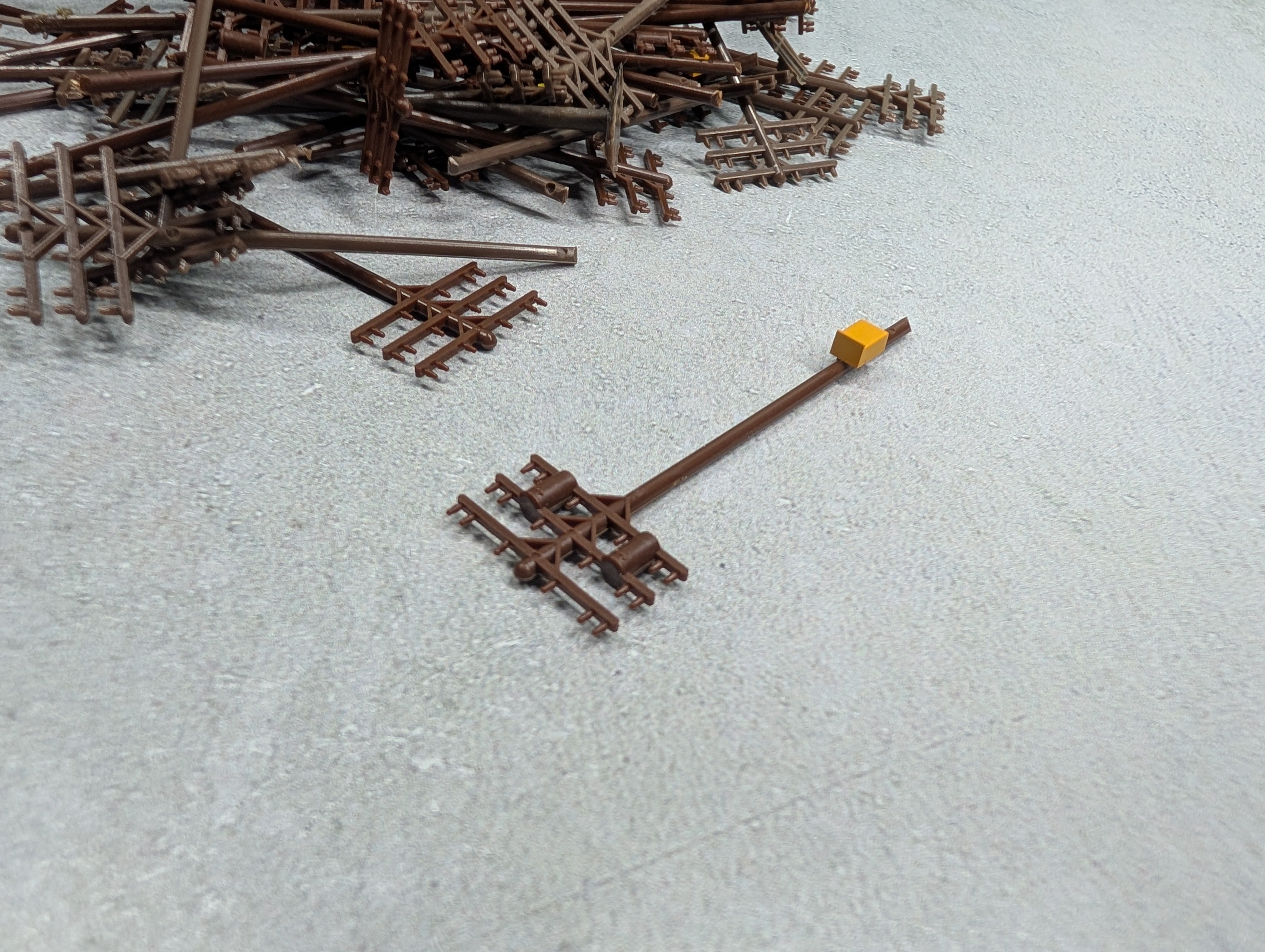 USED N Scale Large Lot of Telephone Poles (40+ pcs)