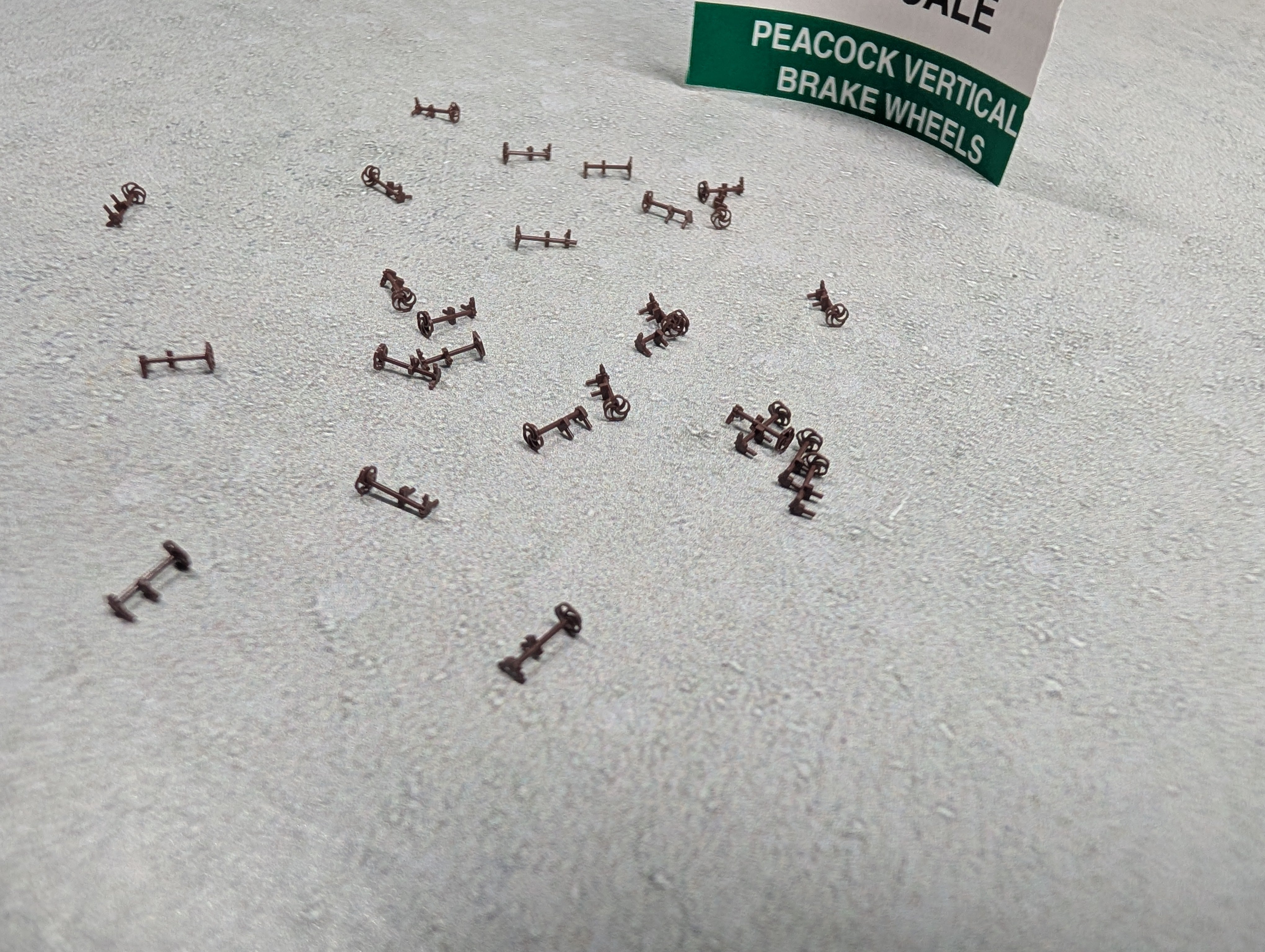 USED Micro-Trains 49905911 N Scale Peacock Vertical Brake Wheels (20+ pcs)