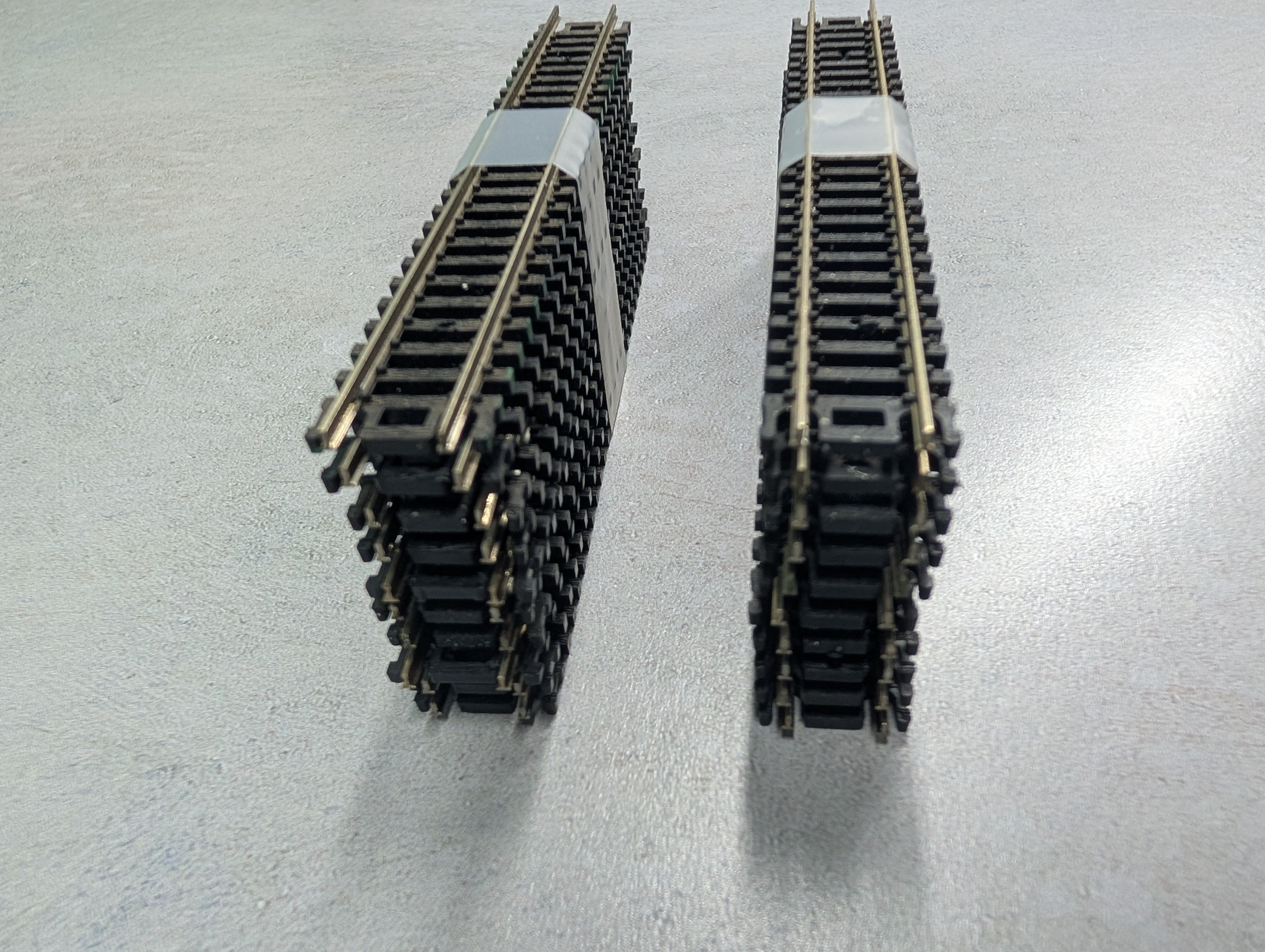 USED Atlas 2501 N Scale 5" Straight Track - Code 80 (20 pcs)