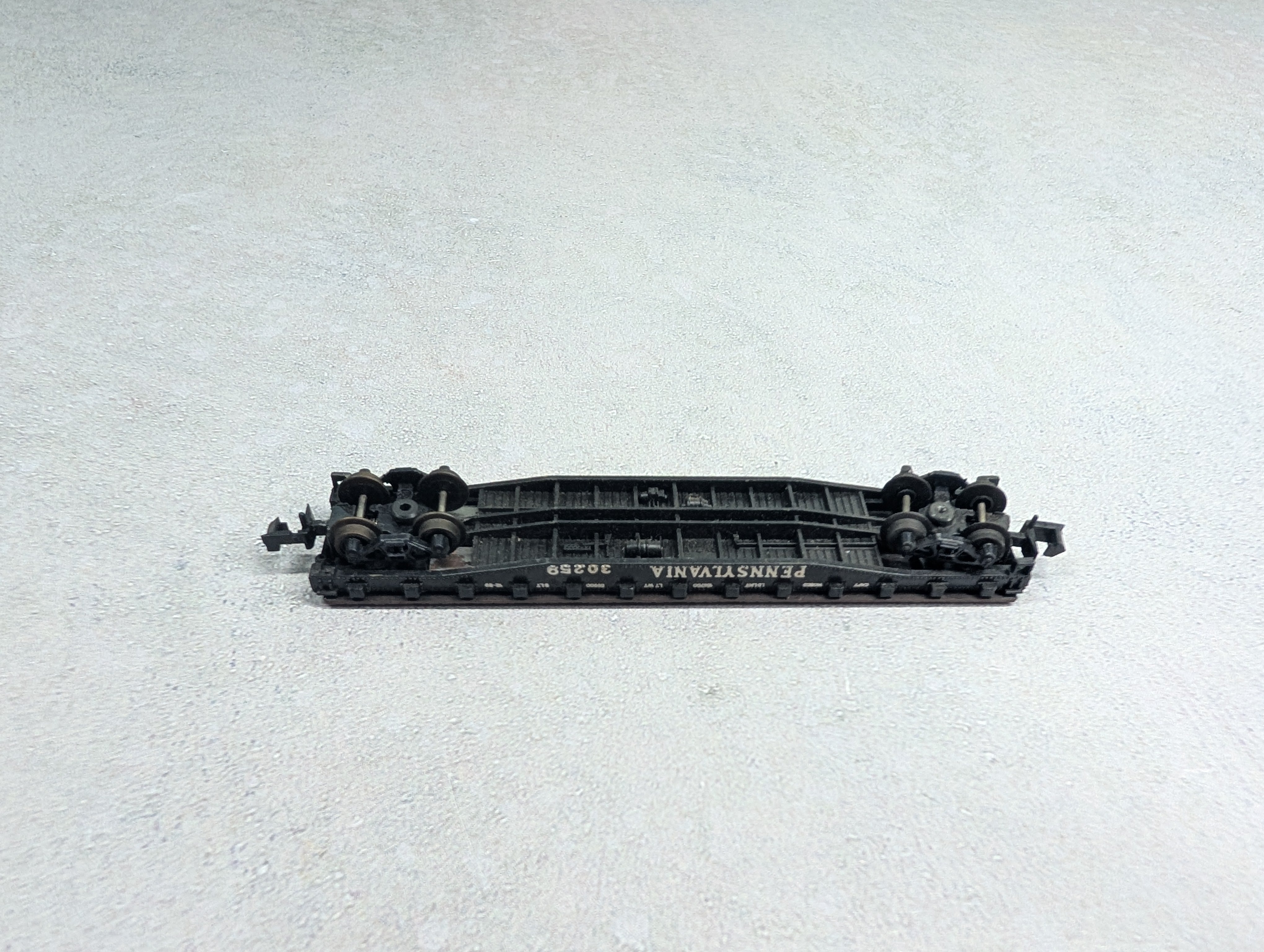 USED Atlas N Scale Flat Car Pennsylvania #30259