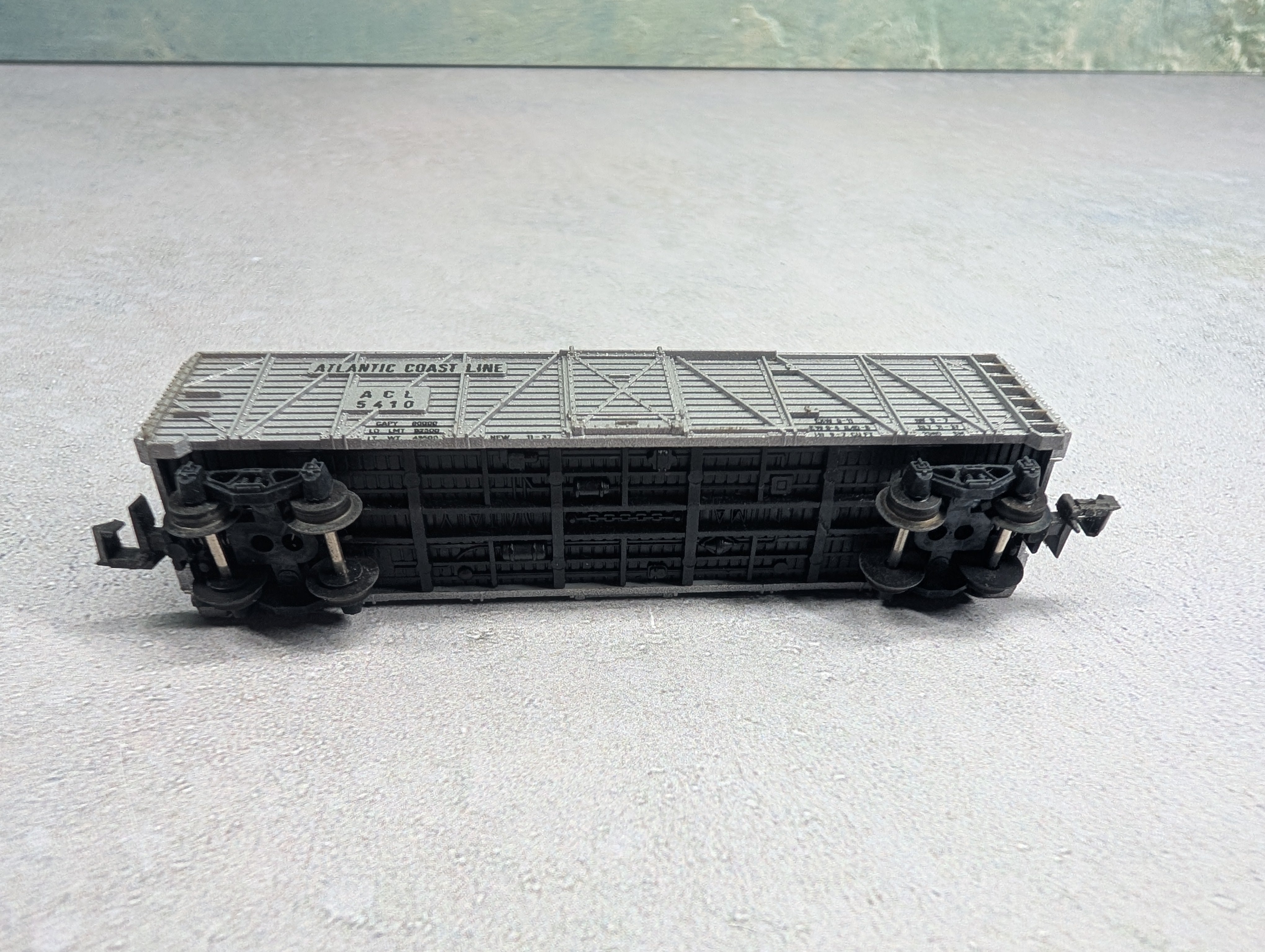 USED Lima N Scale Cattle Stock Car Atlantic Coast Line ACL #5410