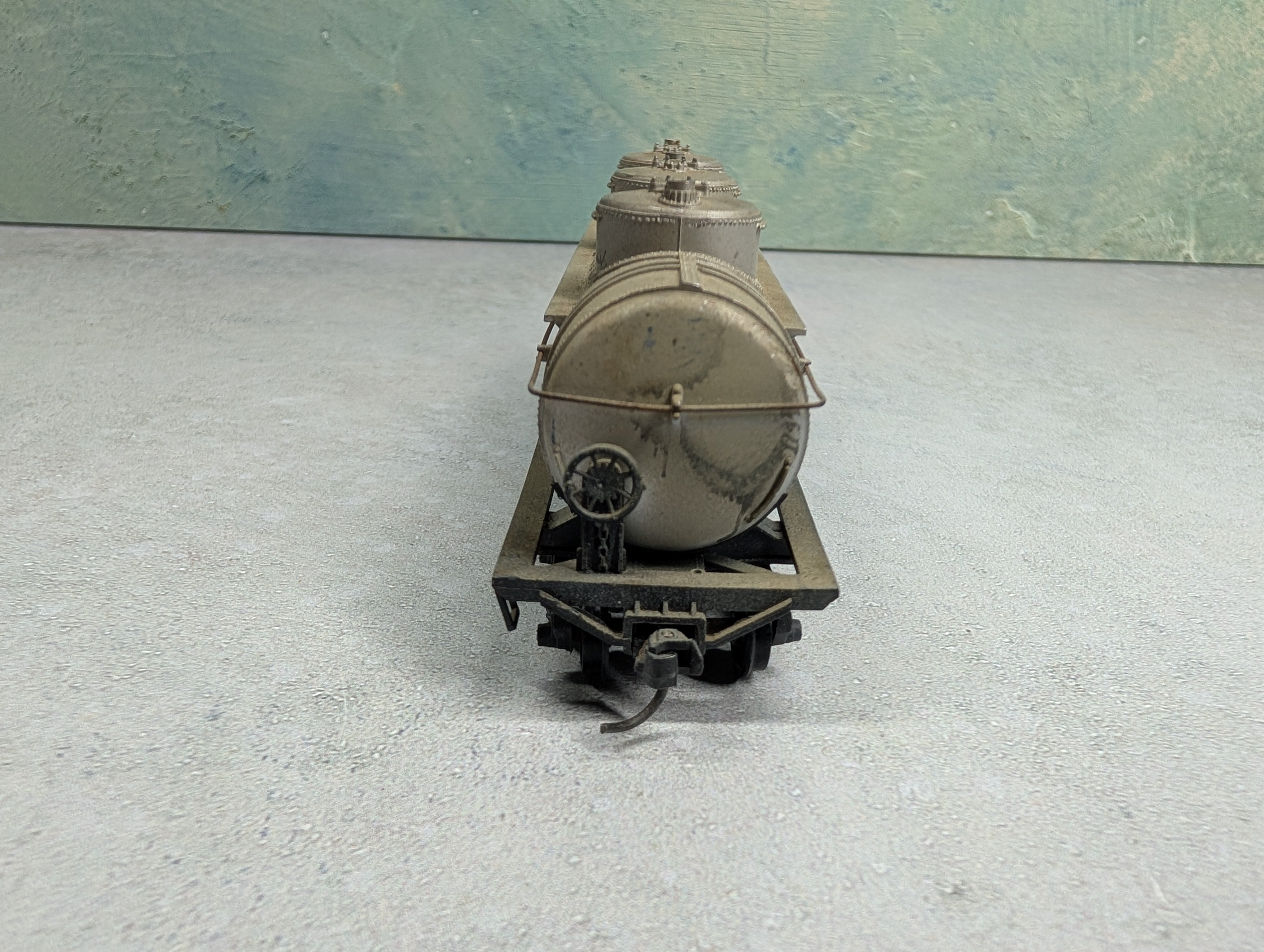 USED Athearn HO Scale Triple Dome Tank Car Texaco TCX #270 Weathered