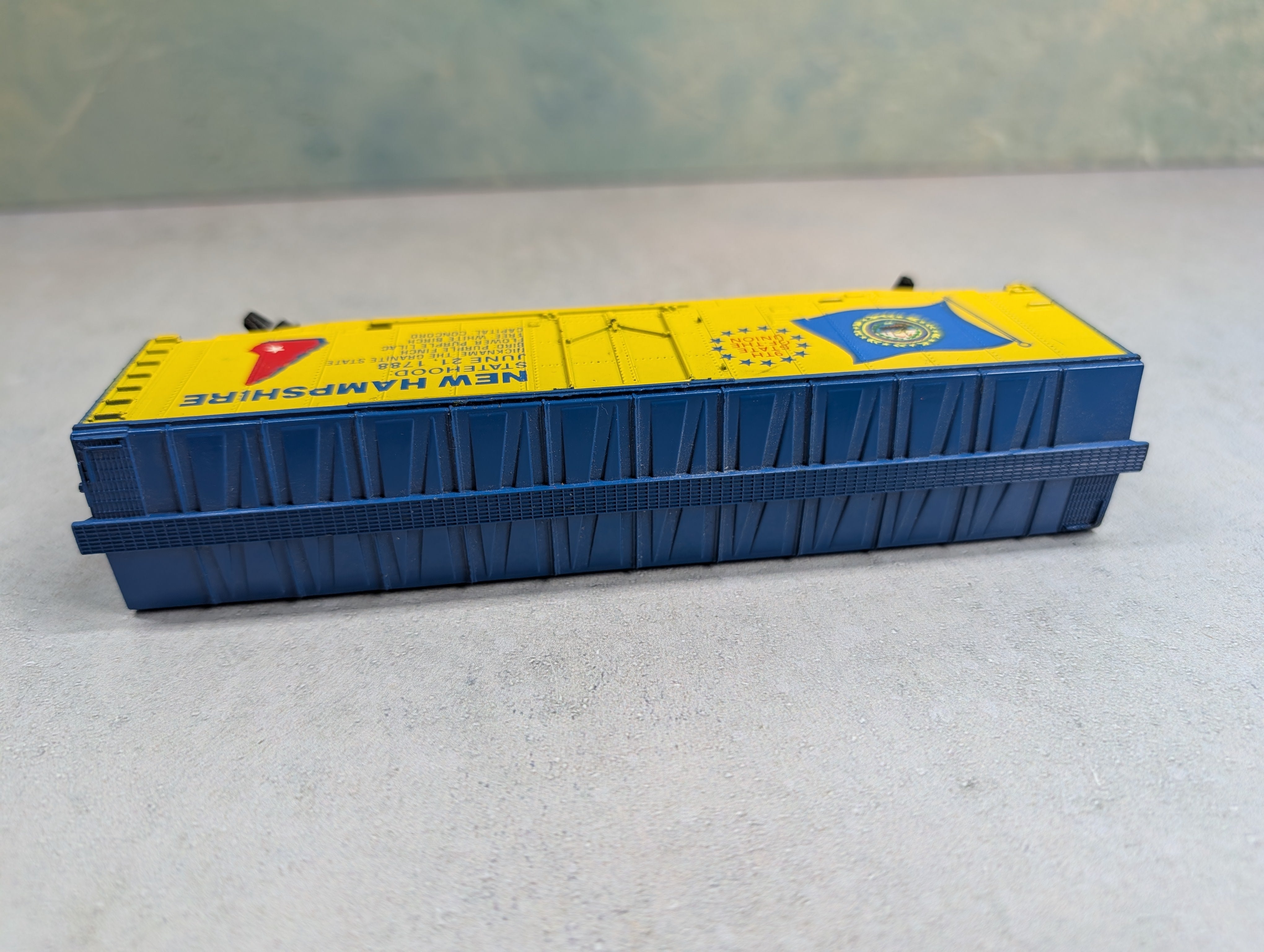 USED Tyco HO Scale 50' Box Car New Hampshire State Car