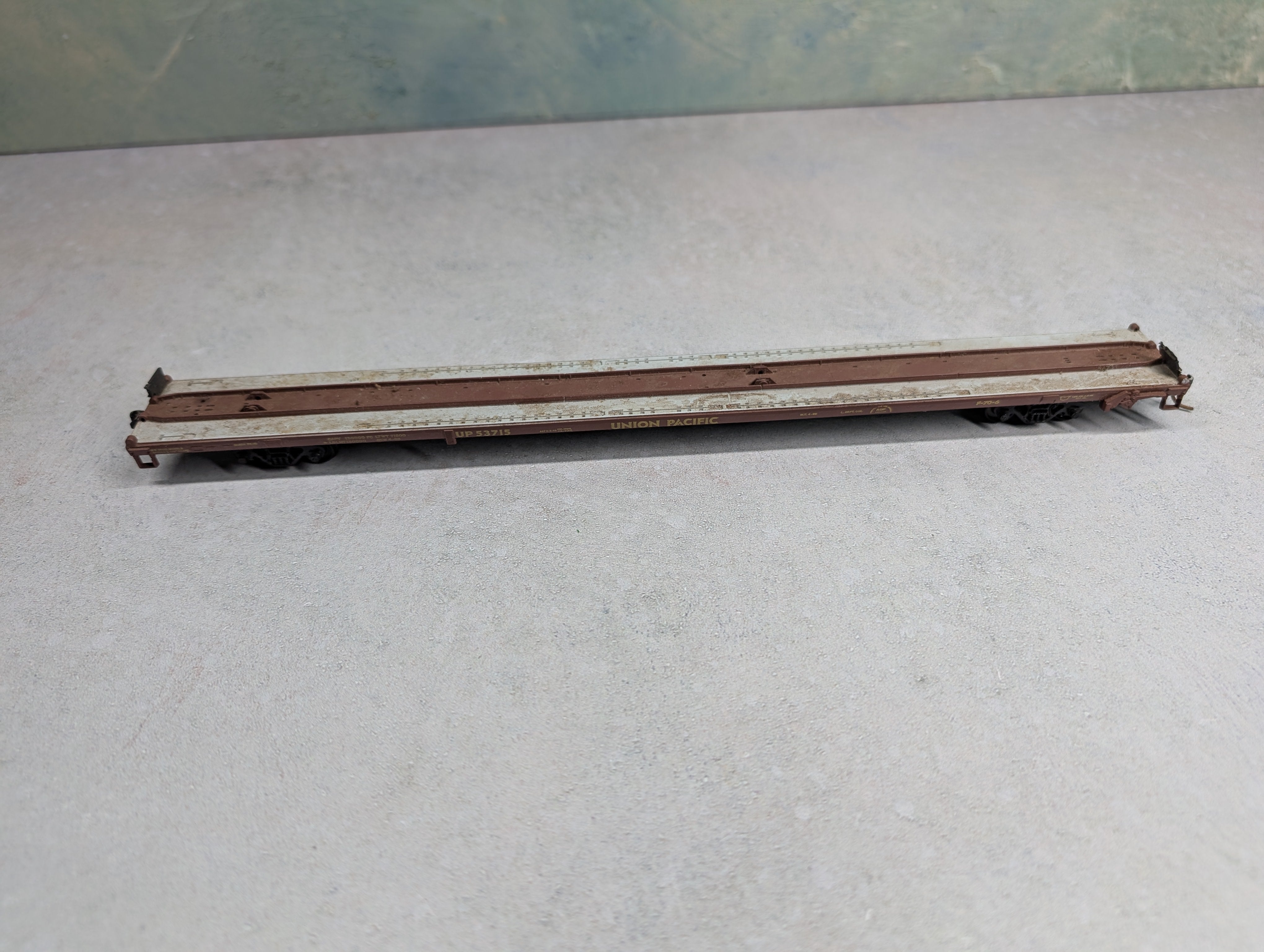 USED Athearn HO Scale 85' Flat Car Union Pacific UP #53715