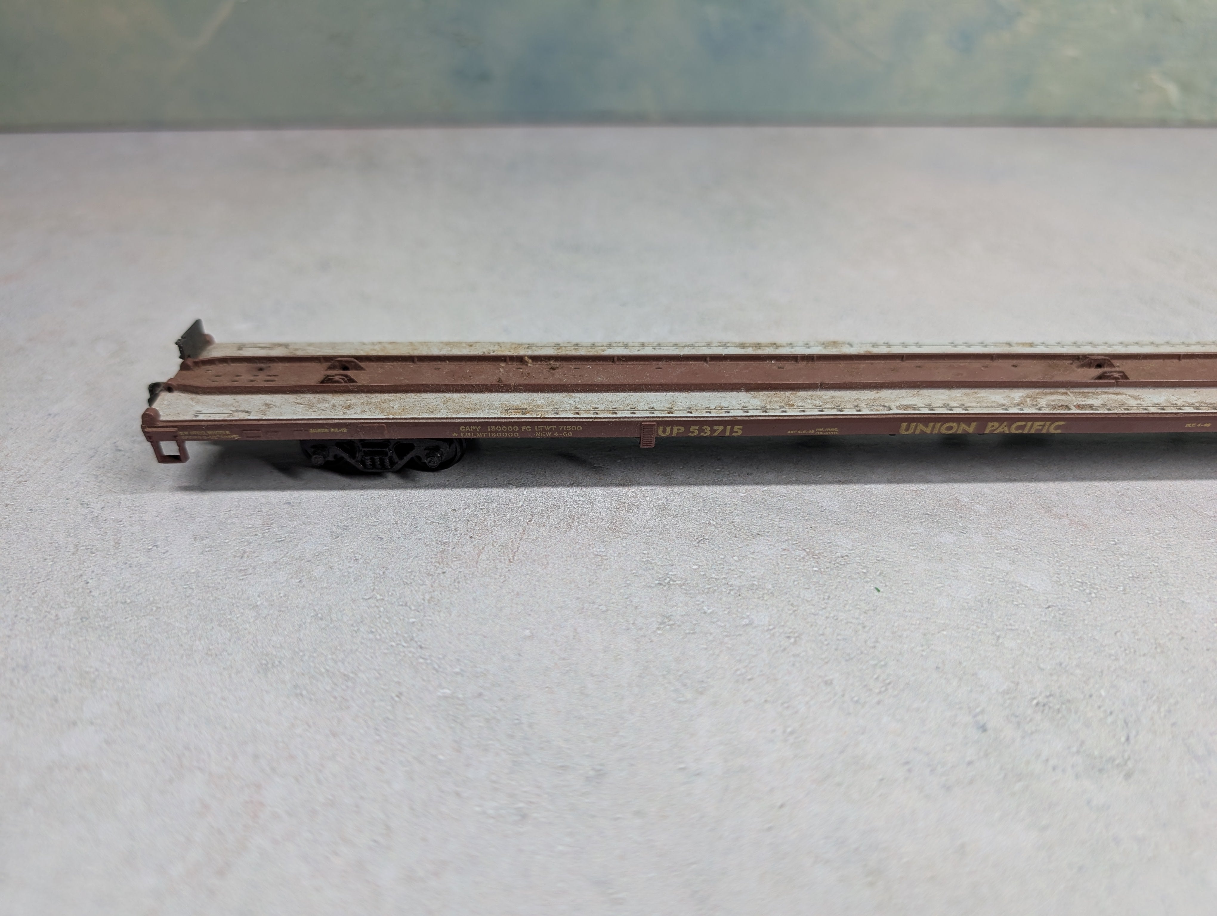 USED Athearn HO Scale 85' Flat Car Union Pacific UP #53715