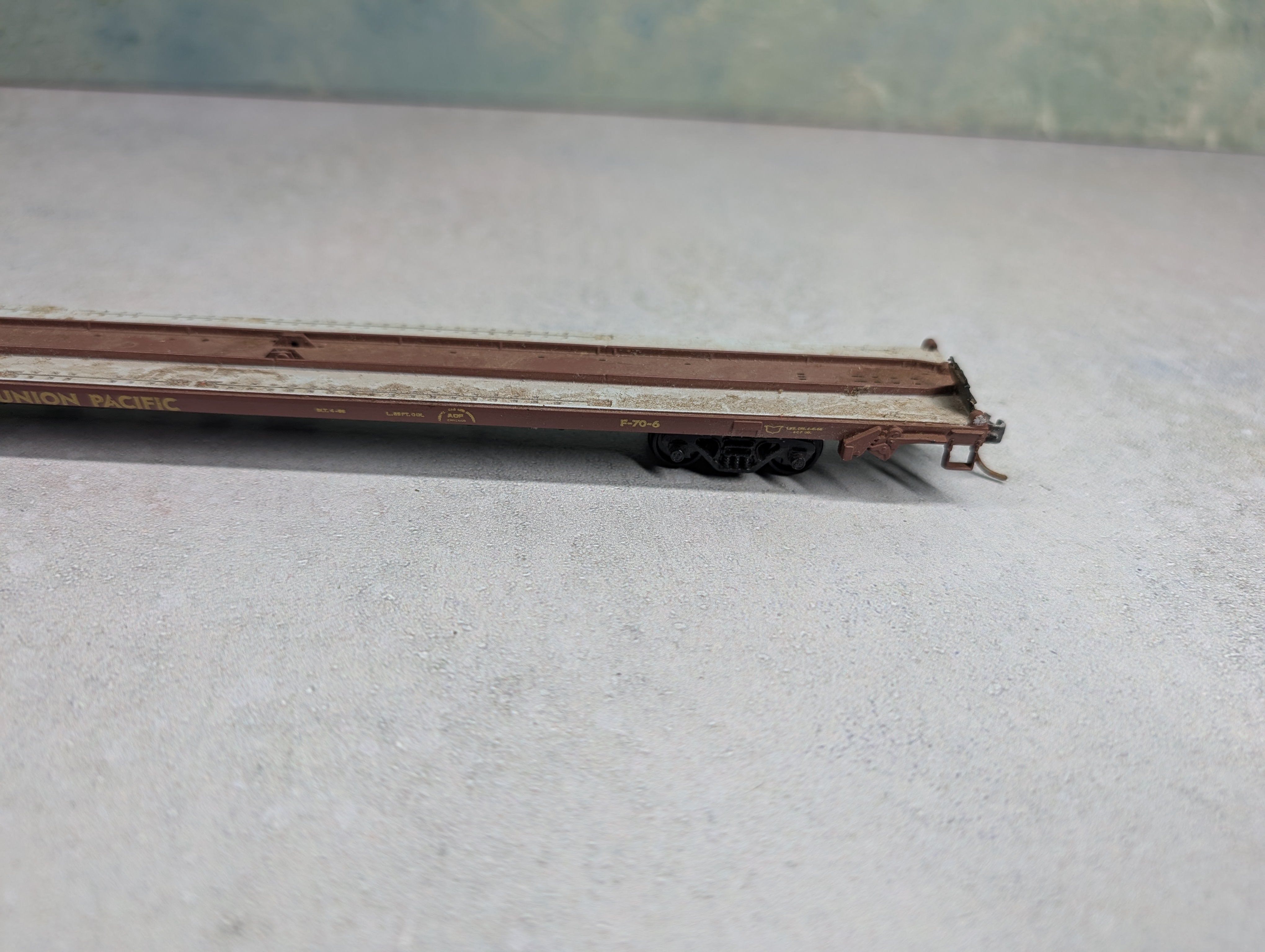 USED Athearn HO Scale 85' Flat Car Union Pacific UP #53715