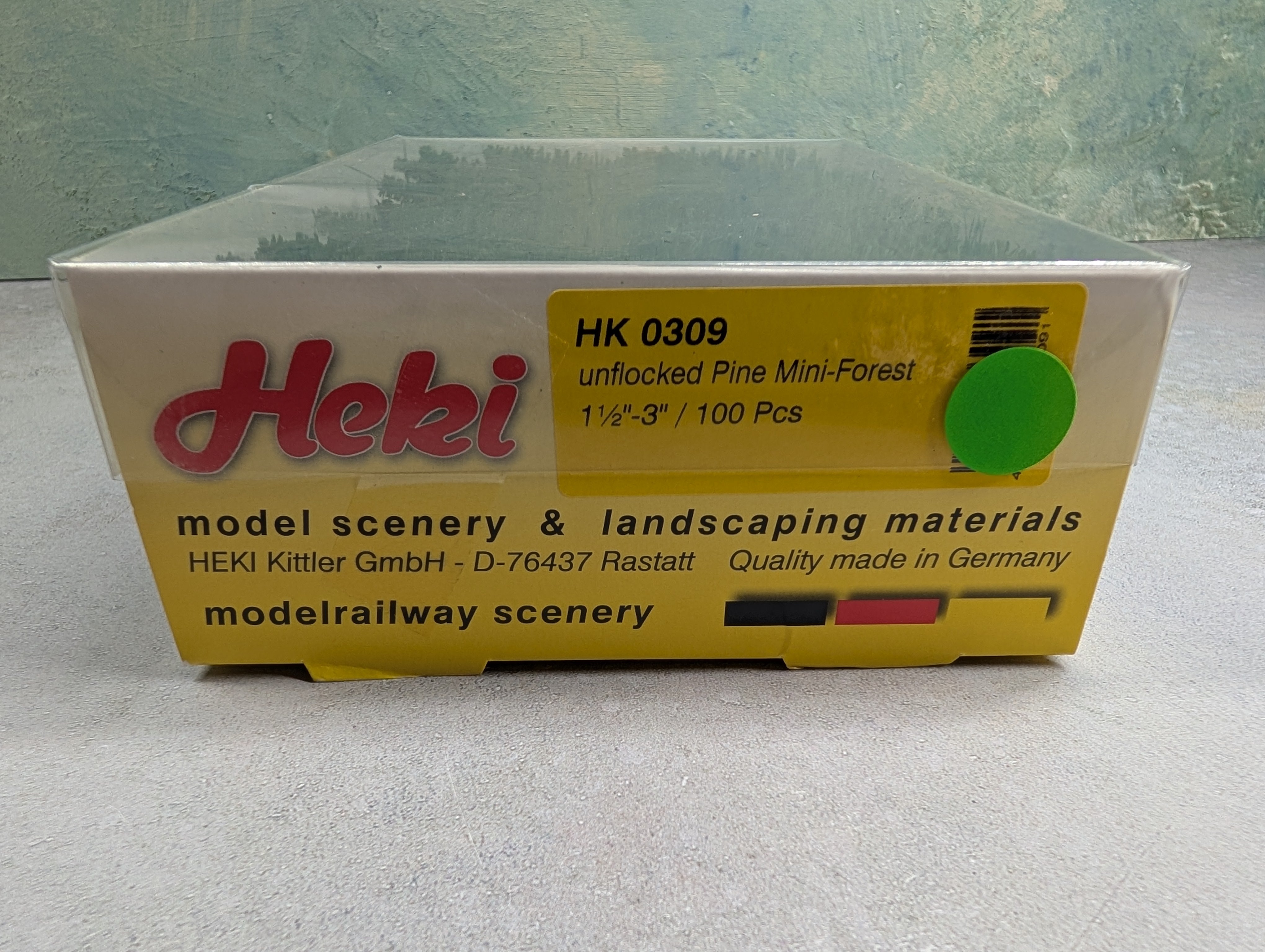 Heki HK0309 MULTI Scale Unflocked Pine Mini-Forest 1.5" - 3" (100 pcs)