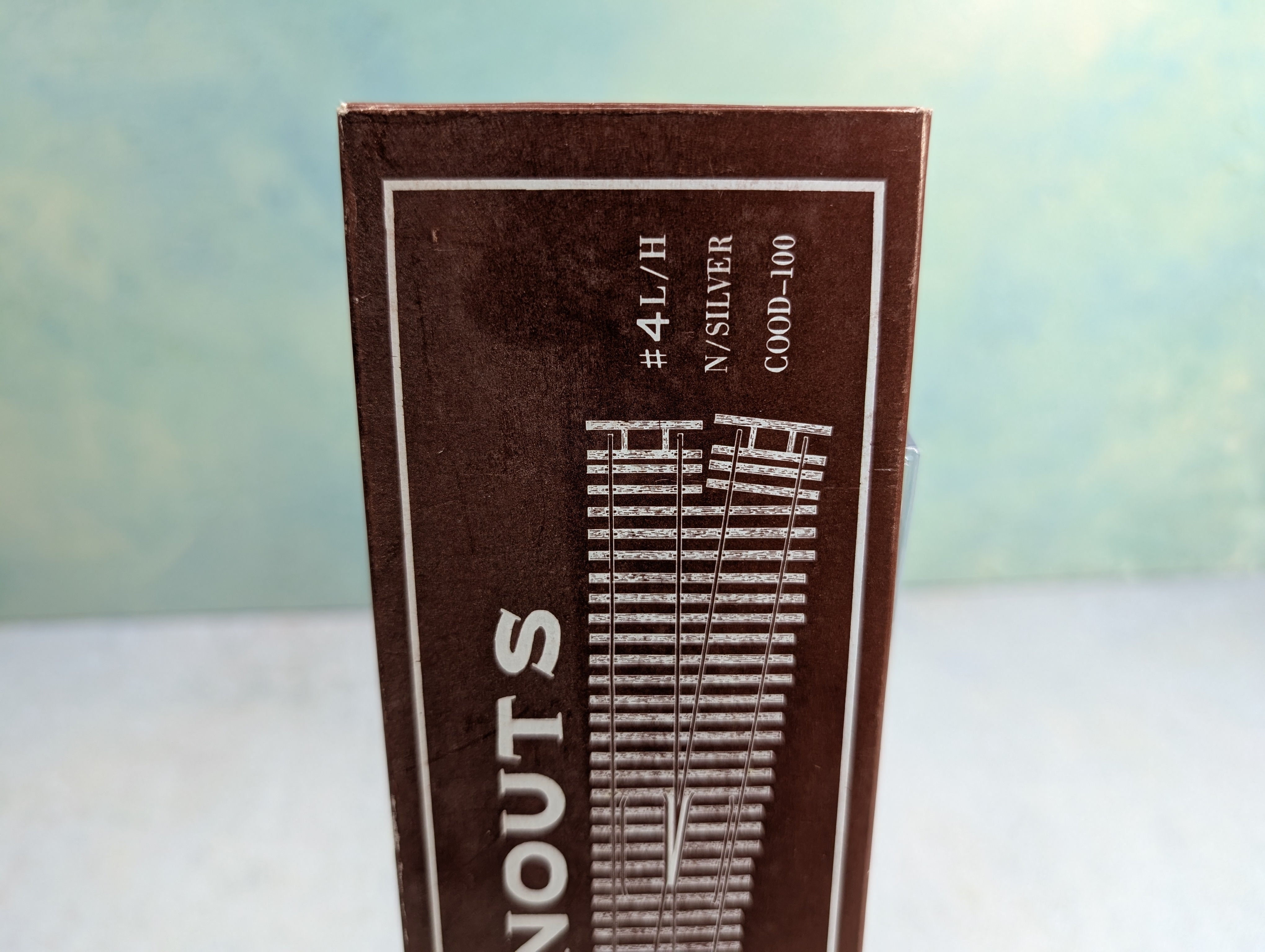 Shinohara HO Scale #4 Left Hand Turnout Nickel Silver Code 100