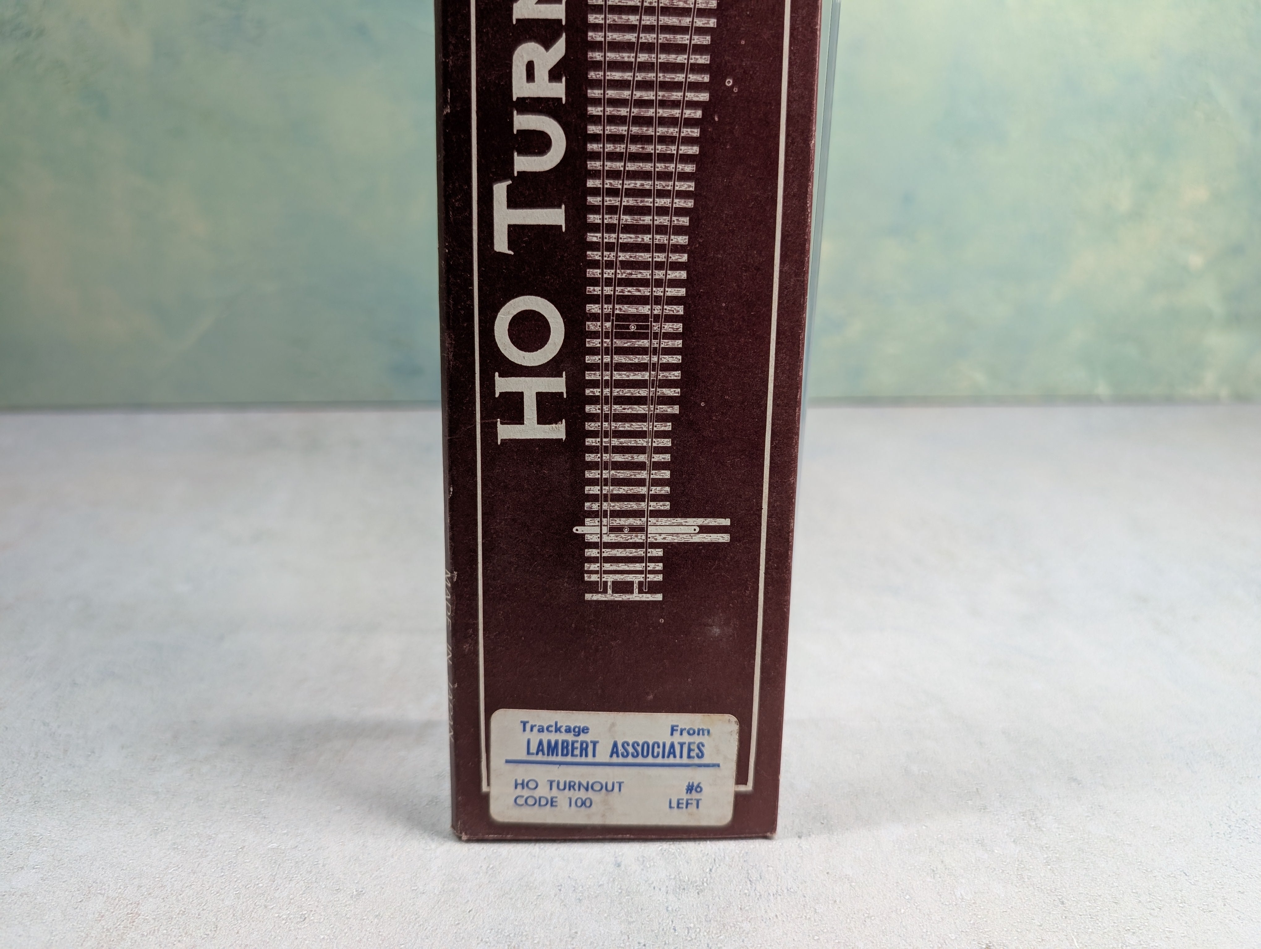 Shinohara HO Scale #6 Left Hand Turnout Nickel Silver Code 100