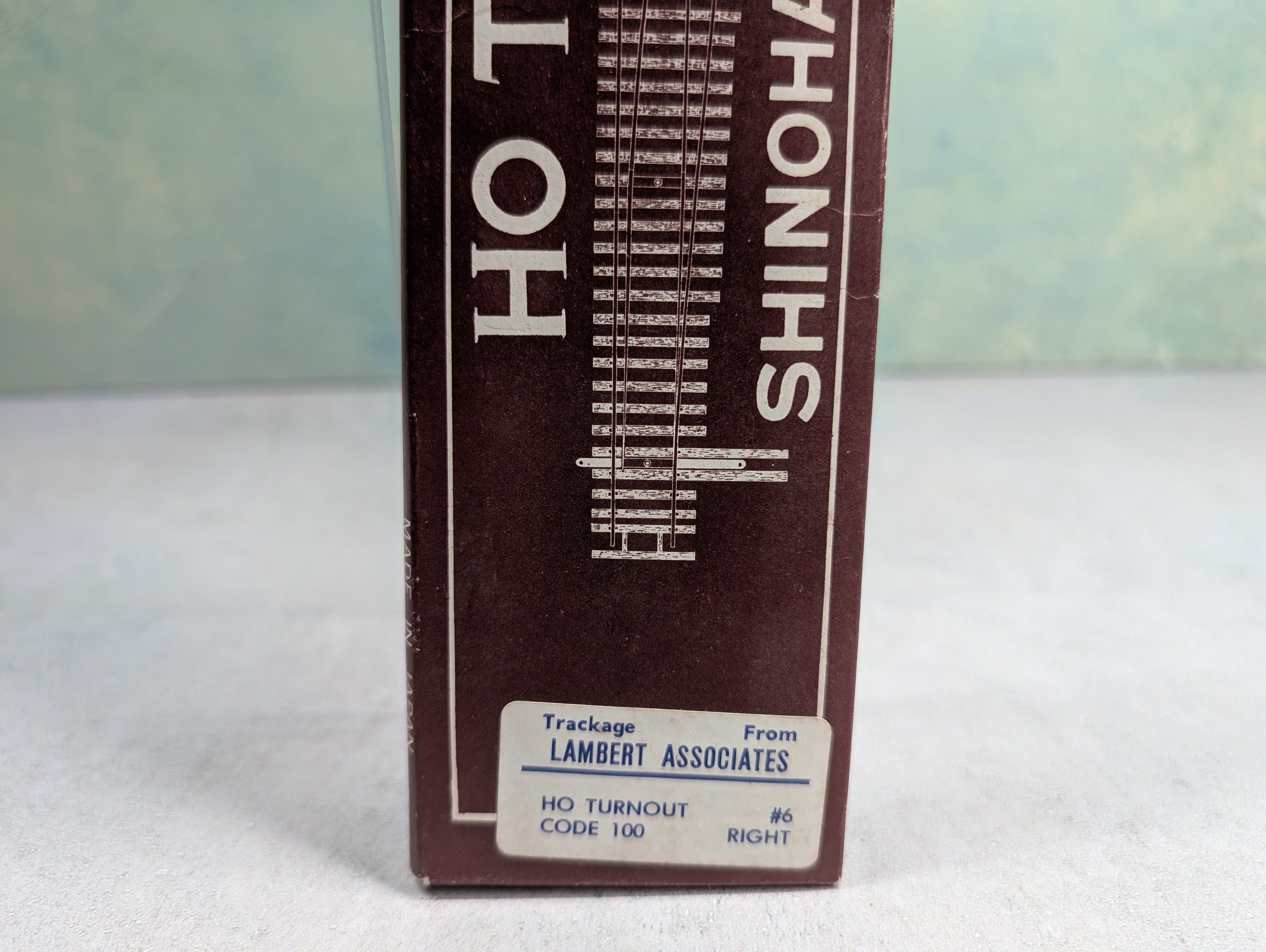 Shinohara HO Scale #6 Right Hand Turnout Nickel Silver Code 100