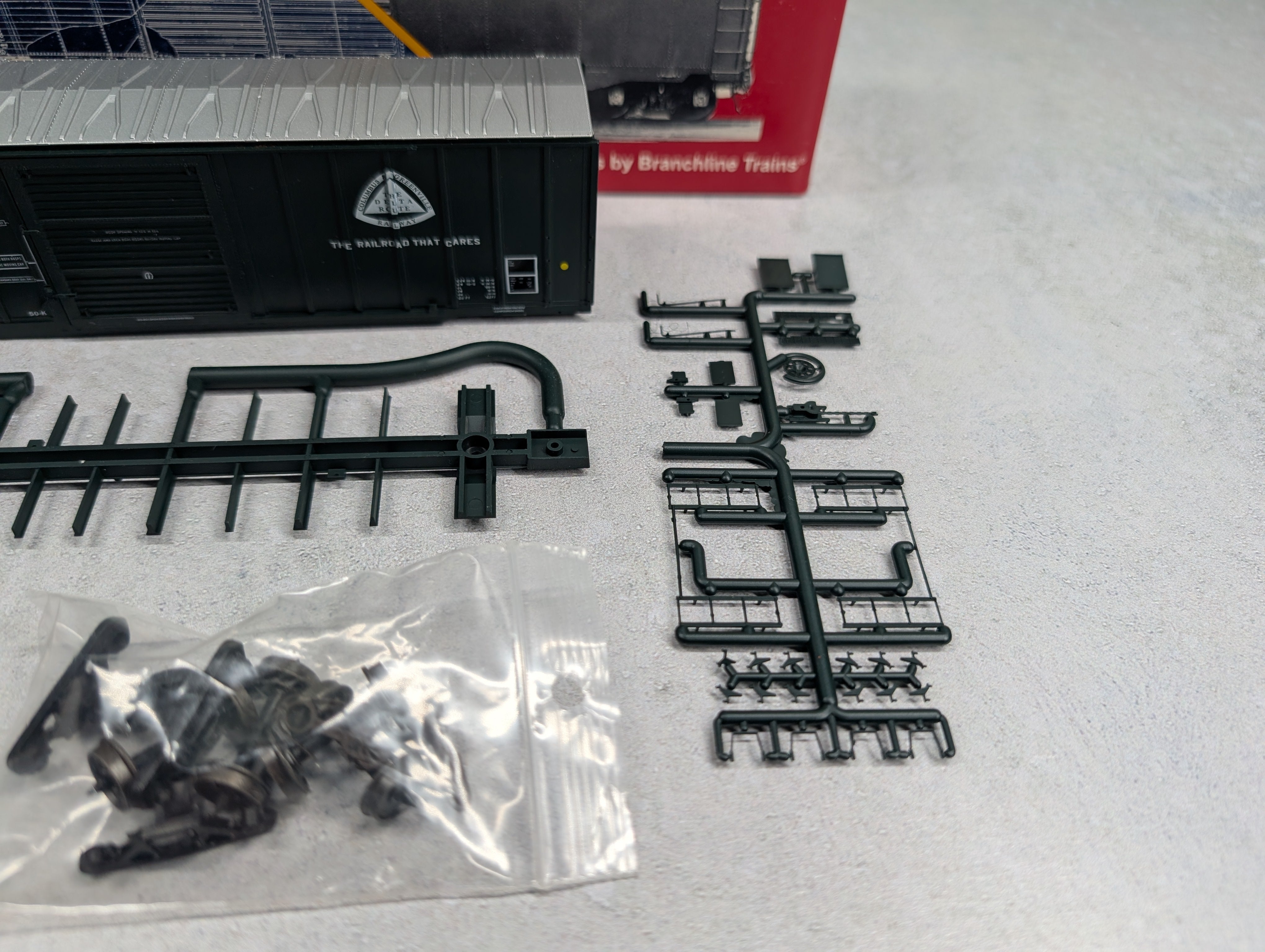 USED Branchline 2108 HO Scale 50' Berwick Box Car Columbus and Greenville Railway CAGY #22283 KIT