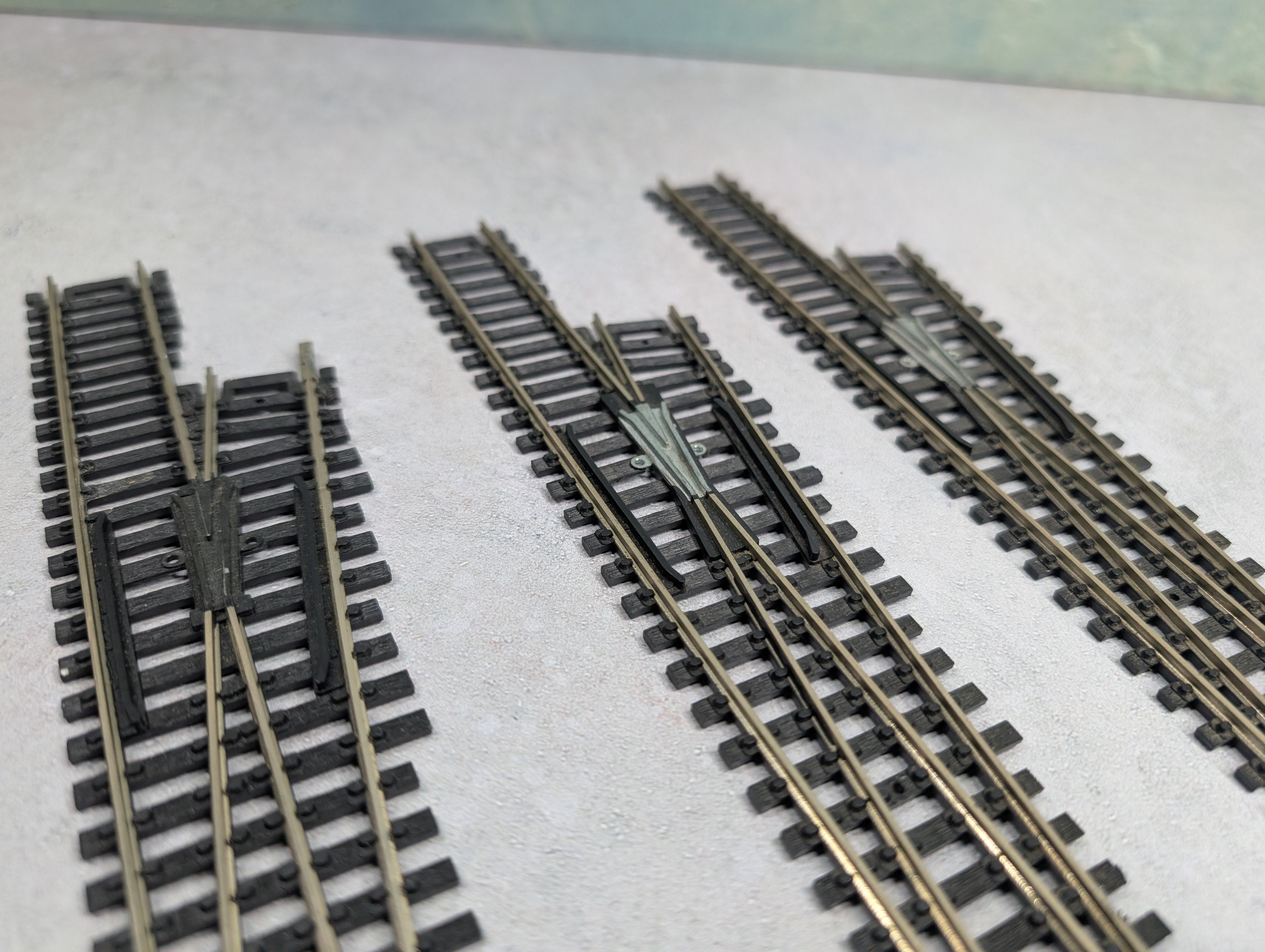 USED Atlas HO Scale #6 Right Switch Custom Line Code 100 Track (4 pcs)