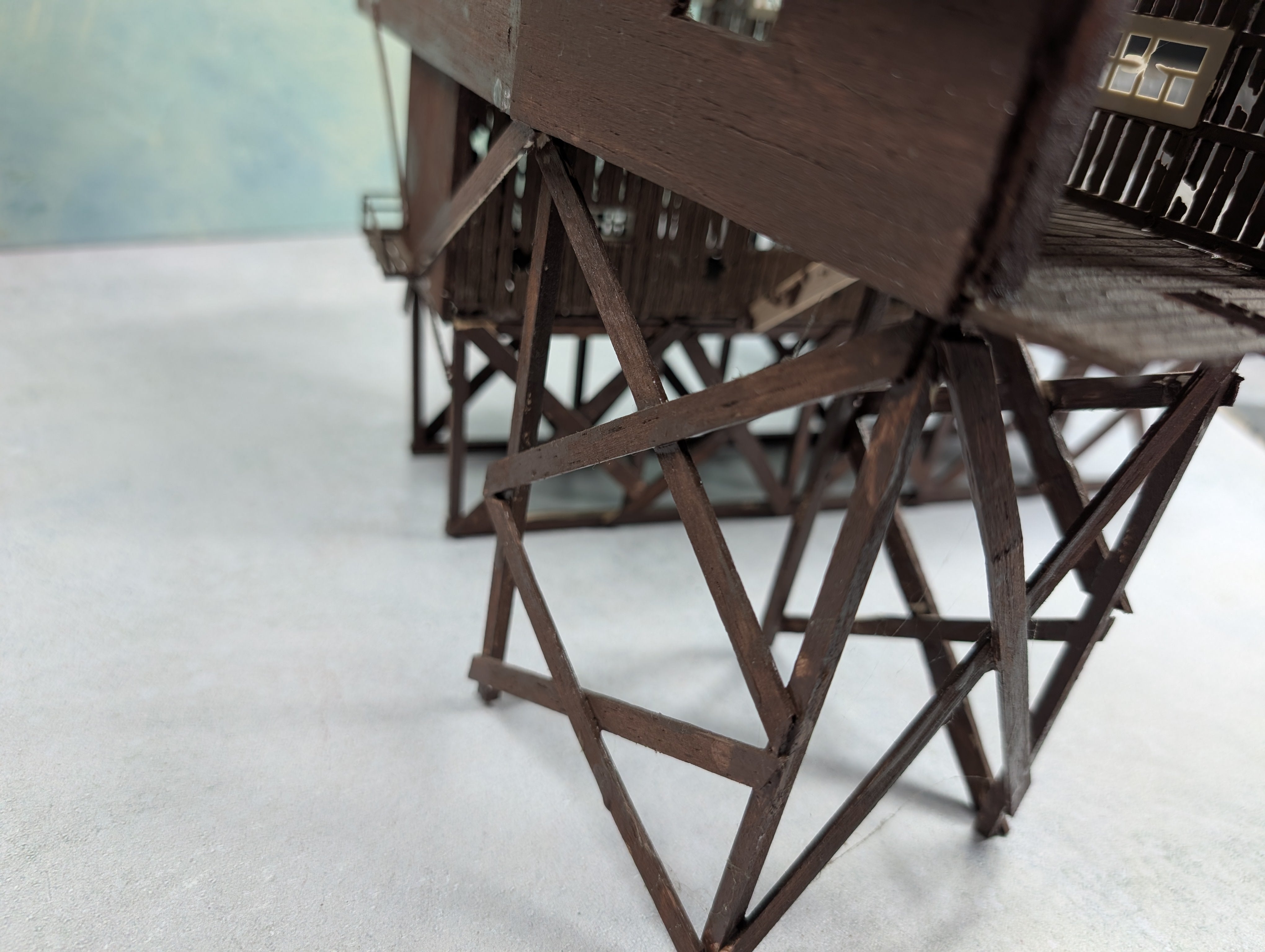 USED Faller HO Scale Old Coal Mine (Missing Parts)