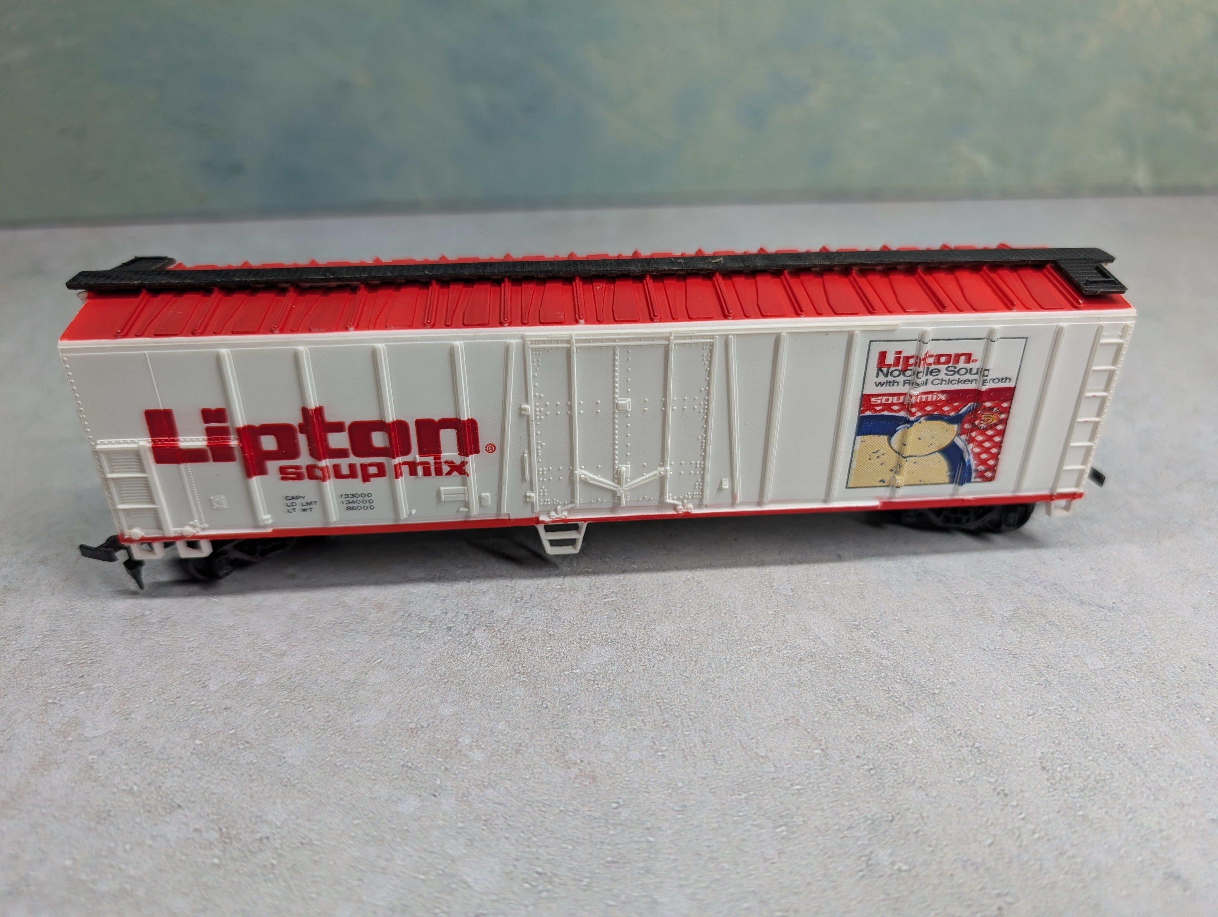 USED AHM HO Scale 50' Billboard Box Car Lipton Soup Mix