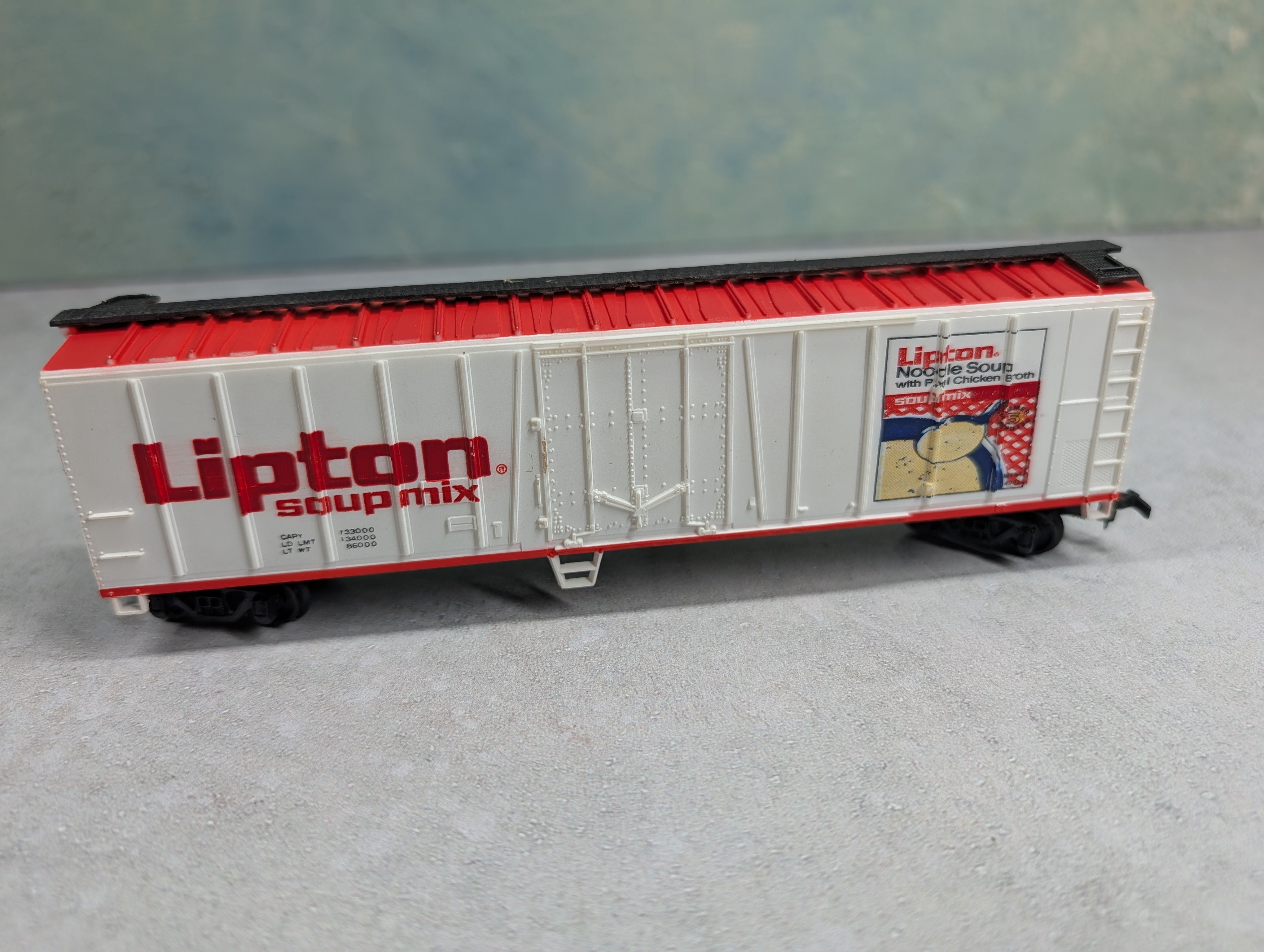 USED AHM HO Scale 50' Billboard Box Car Lipton Soup Mix