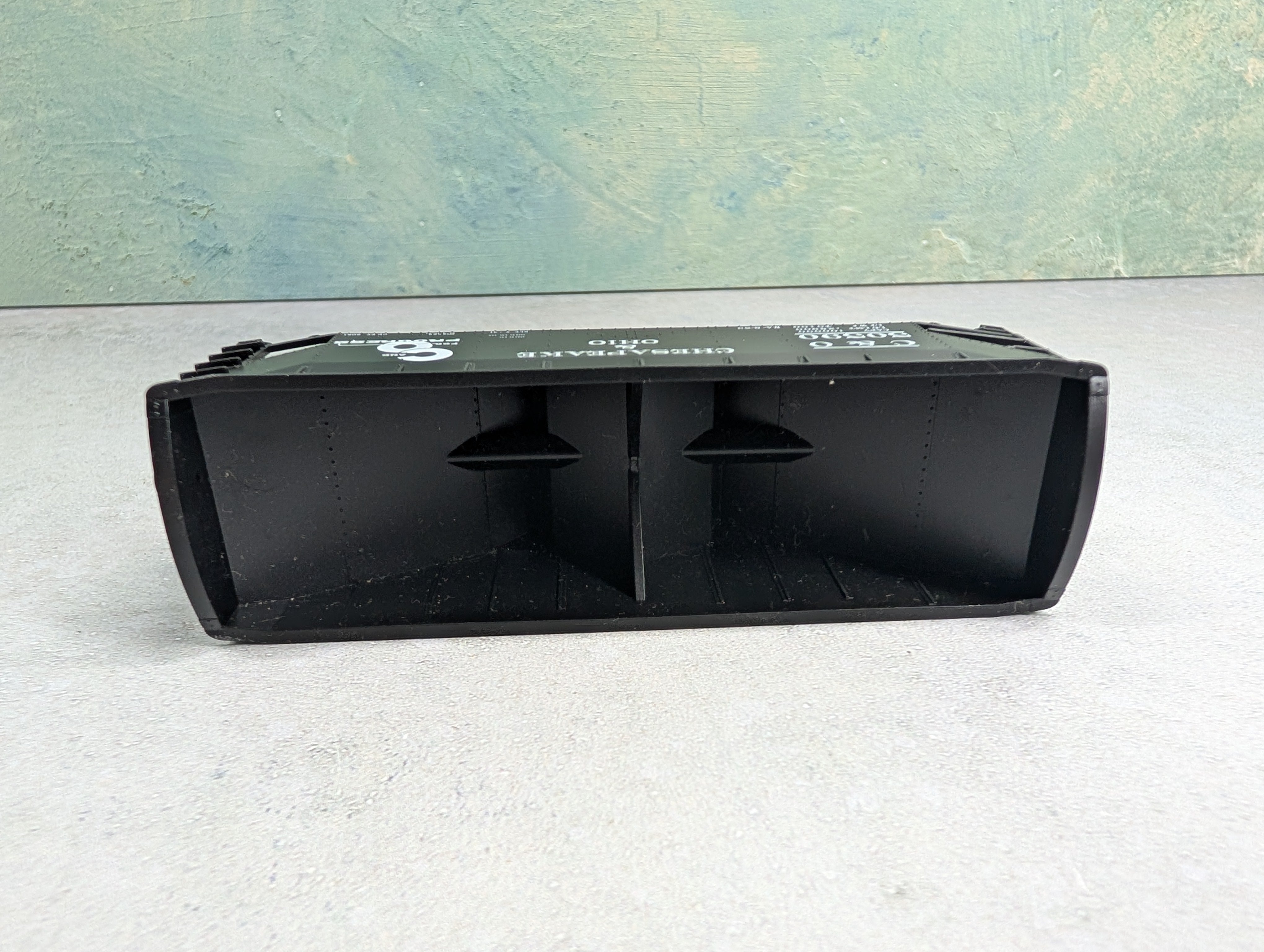 USED Atlas HO Scale 50 Ton 2 Bay Hopper Chesapeake and Ohio C&O #50590