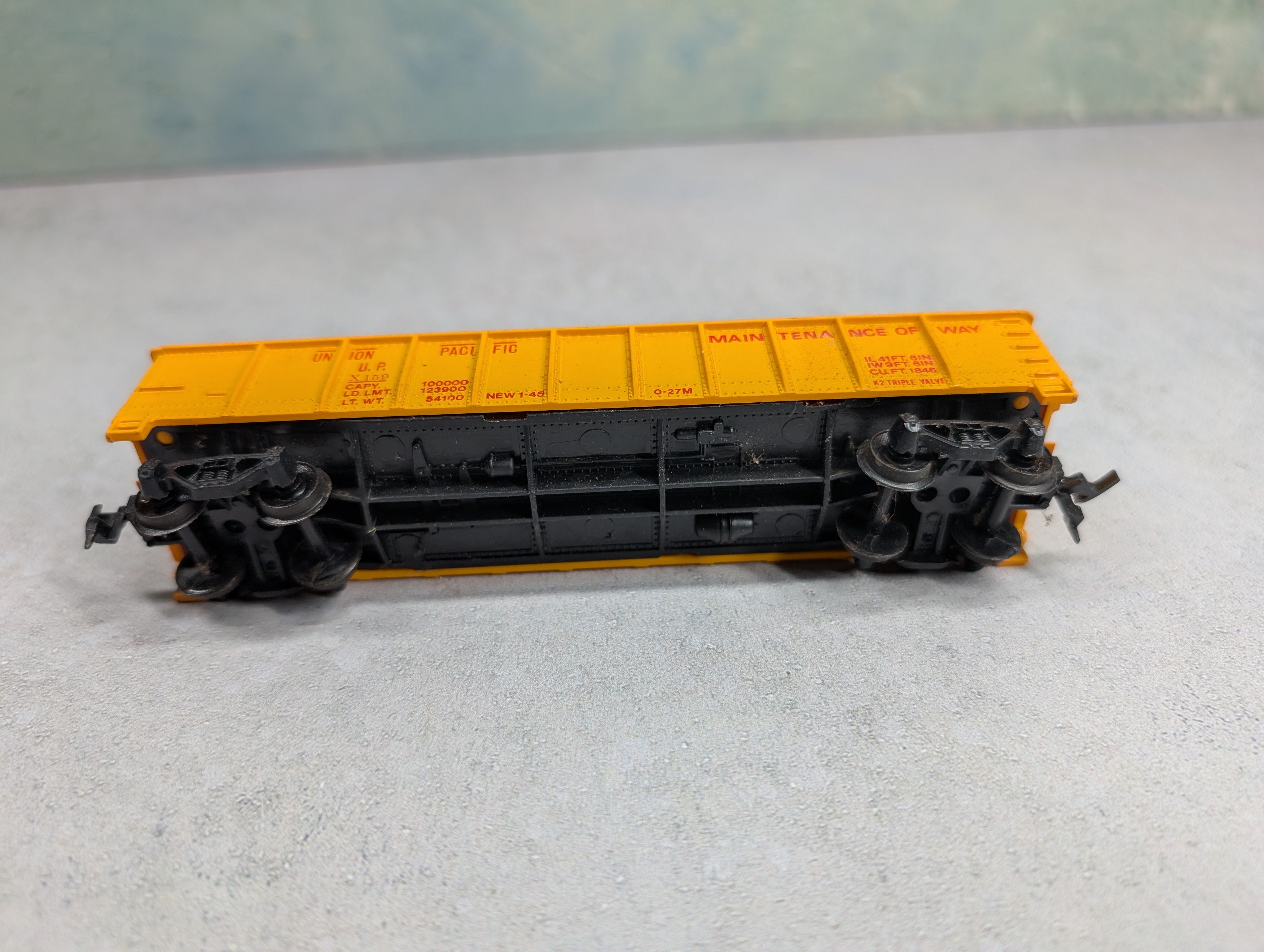 USED Tyco HO Scale 40' Gondola Union Pacific UP #X159