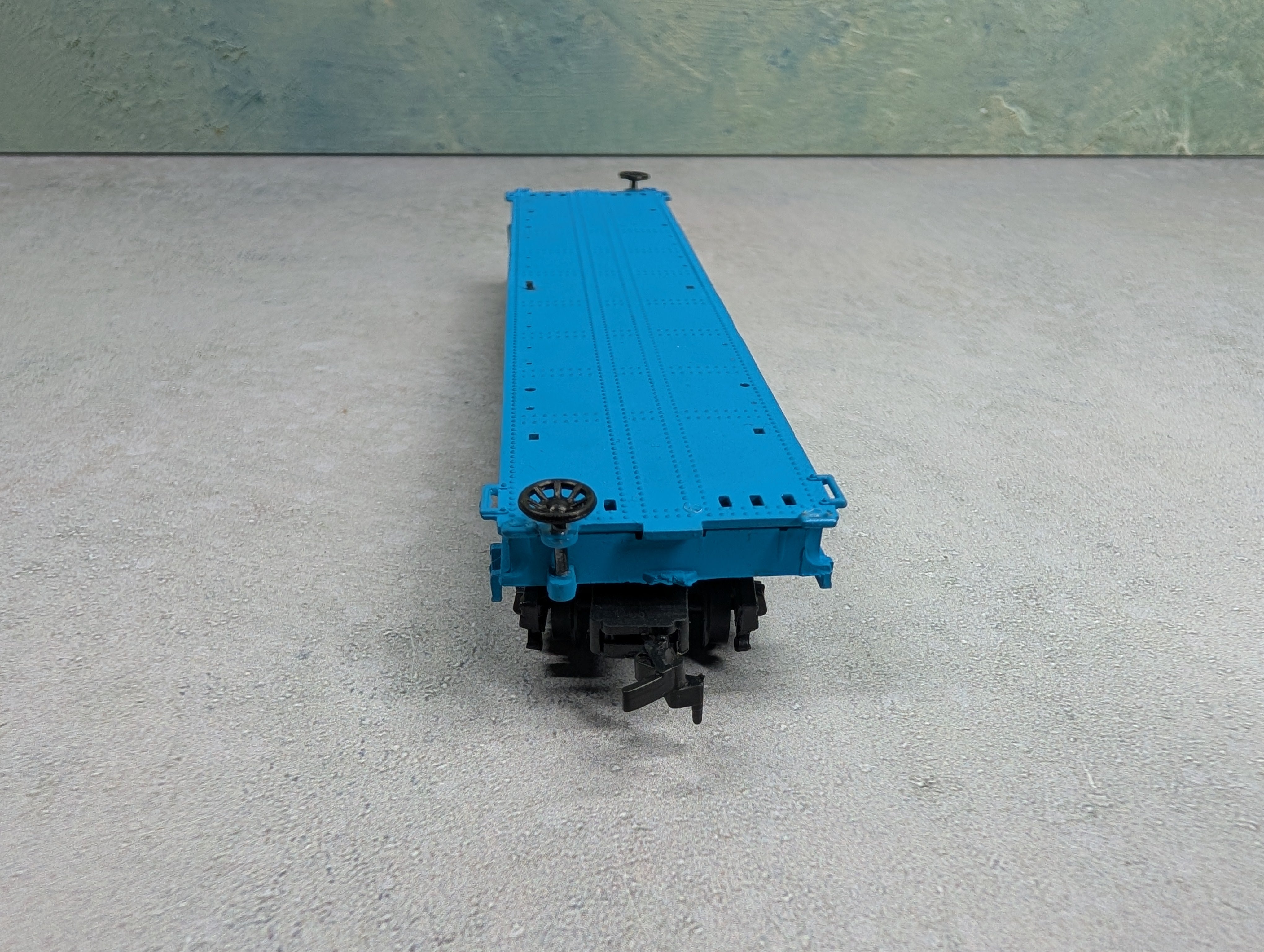 USED Bachmann HO Scale 50' Flat Car Great Northern #42764 w/ Logs