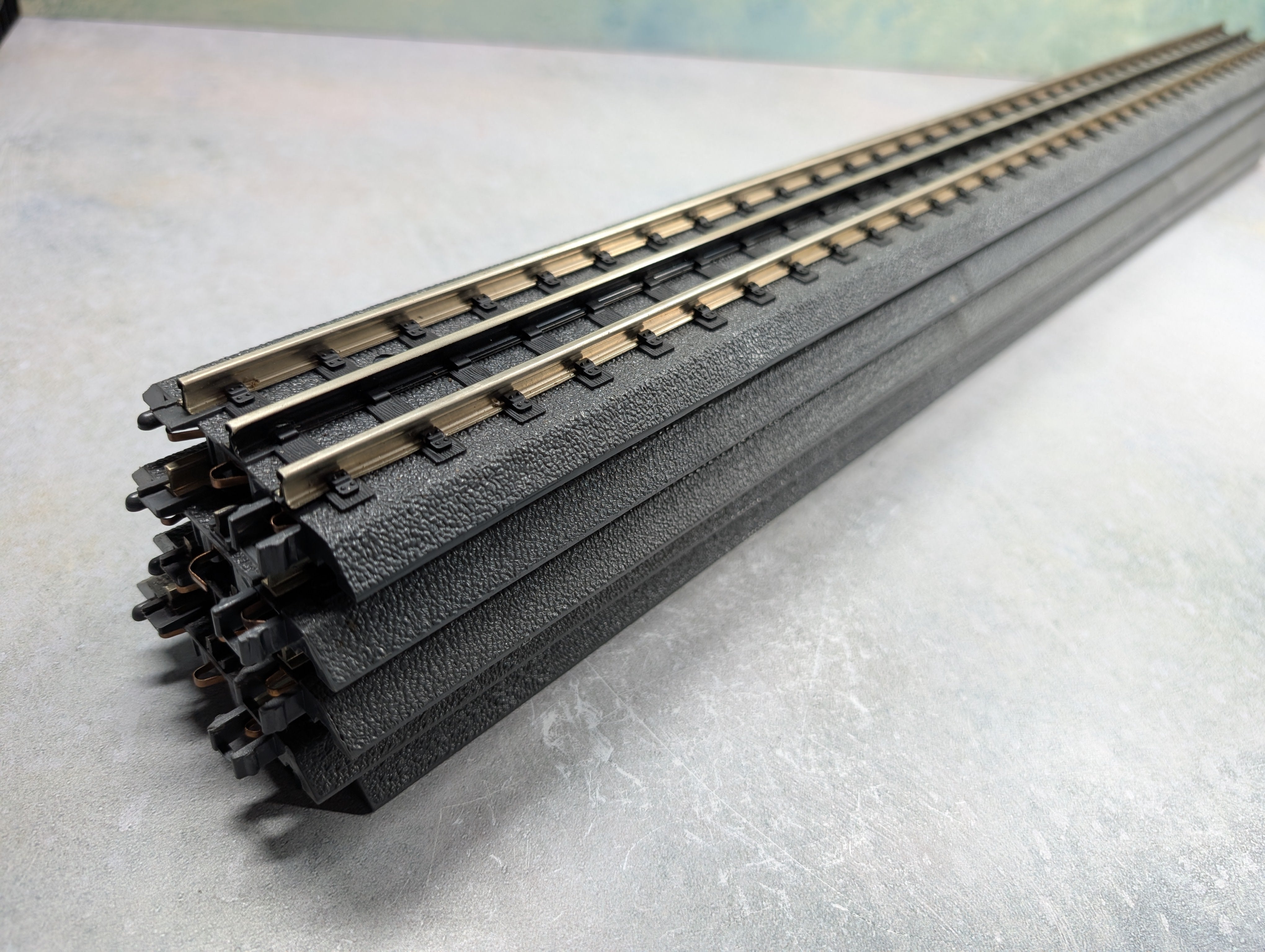 USED MTH O RealTrax 30" Straight Track (5 pcs)
