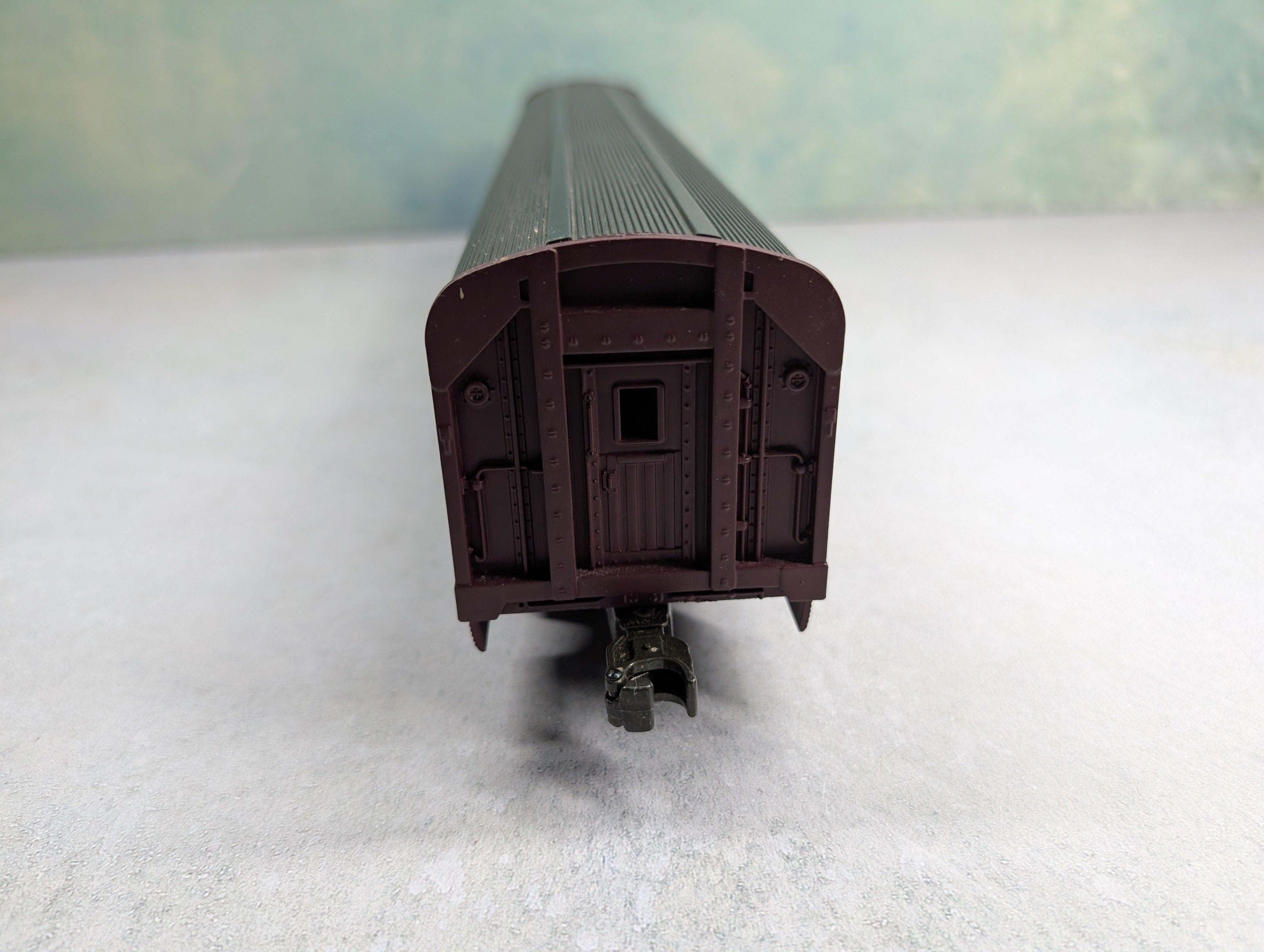 USED MTH Premier MT-6114 O 60' Aluminum Diner Passenger Car Norfolk & Western N&W #491 Powhatan Arrow