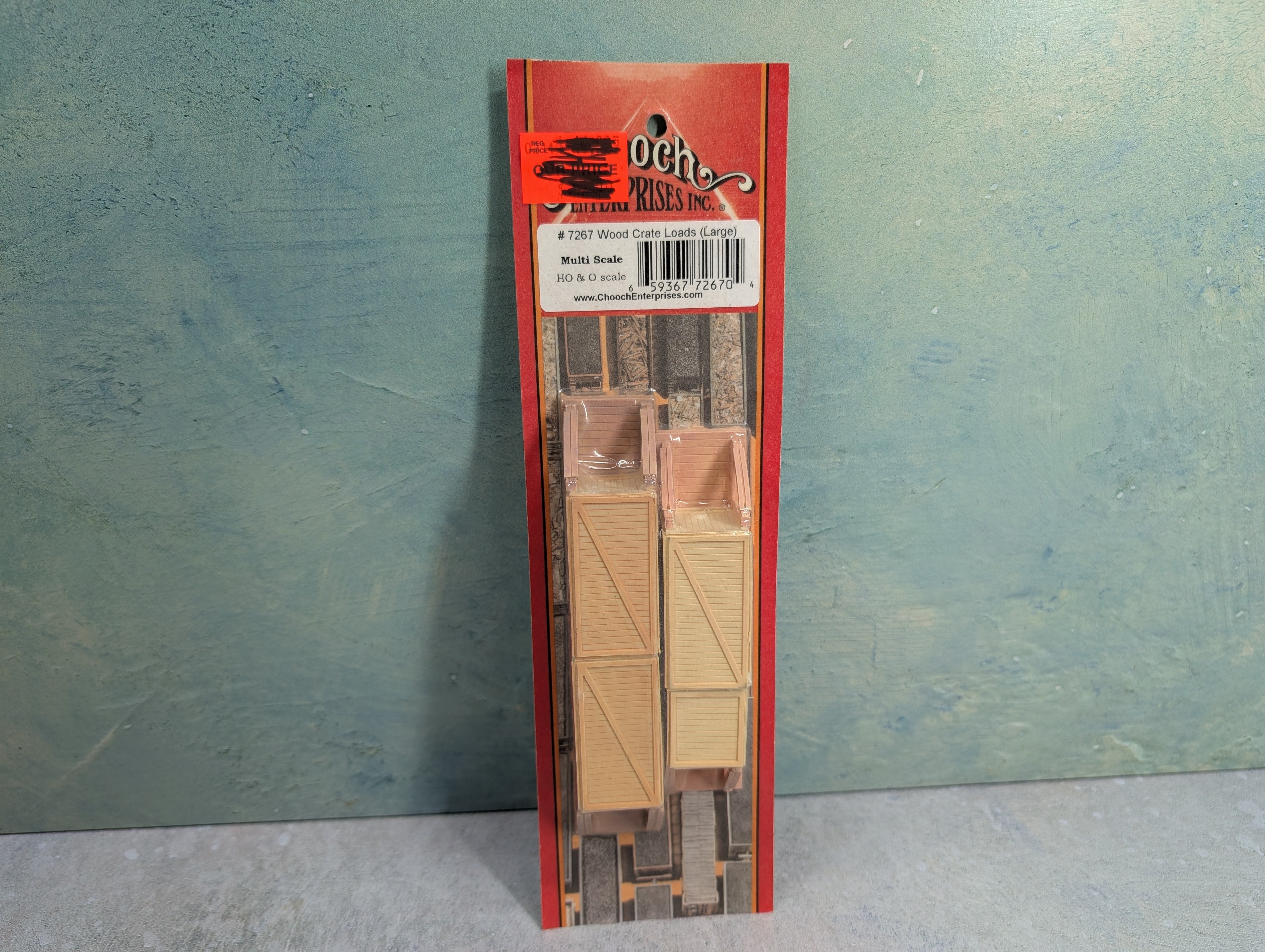 Chooch Enterprises Inc 7267 HO Scale Large Wood Crate Loads (2 pcs)