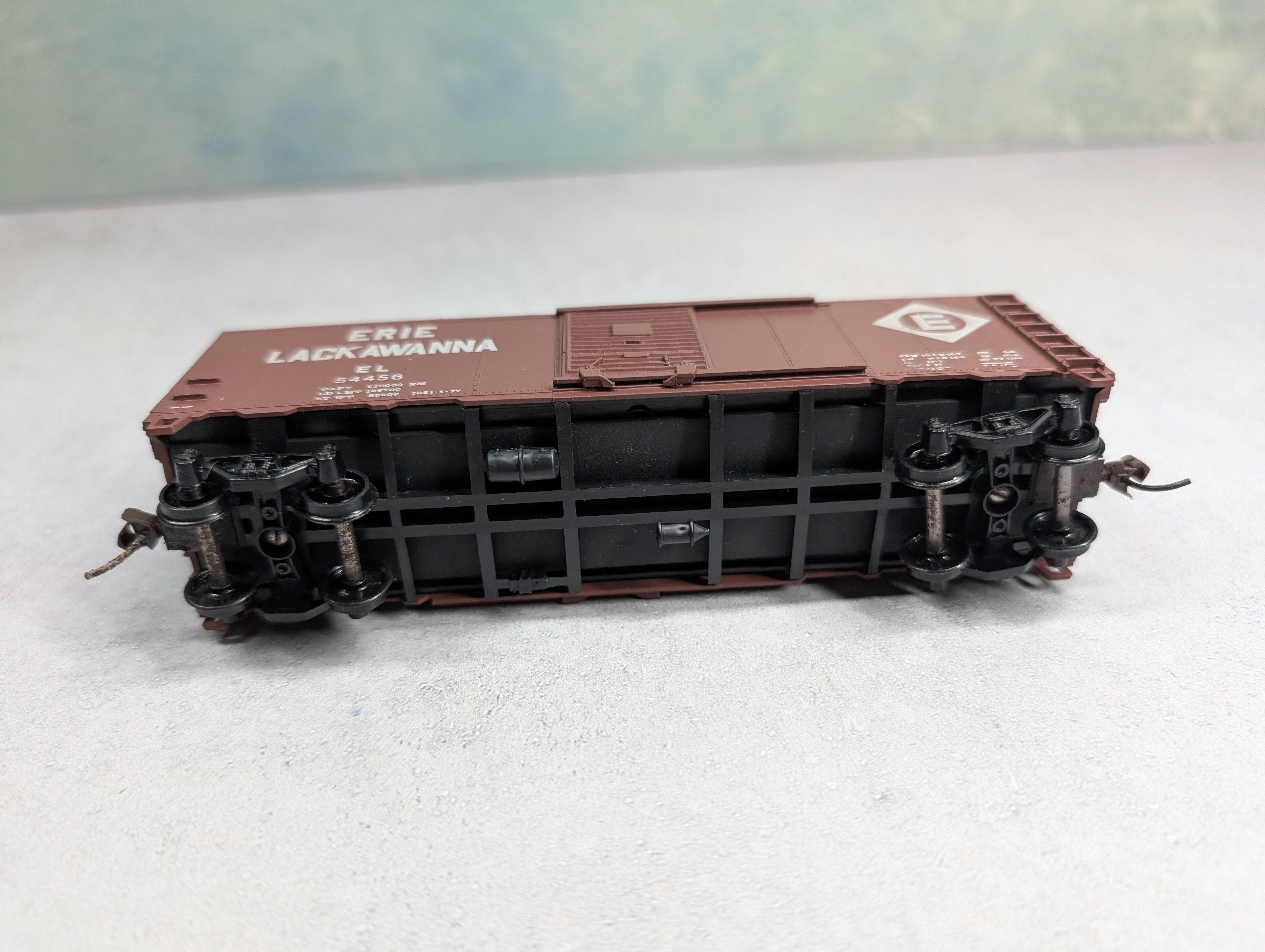 USED Athearn HO Scale 40' Box Car Erie Lackawanna EL #54456