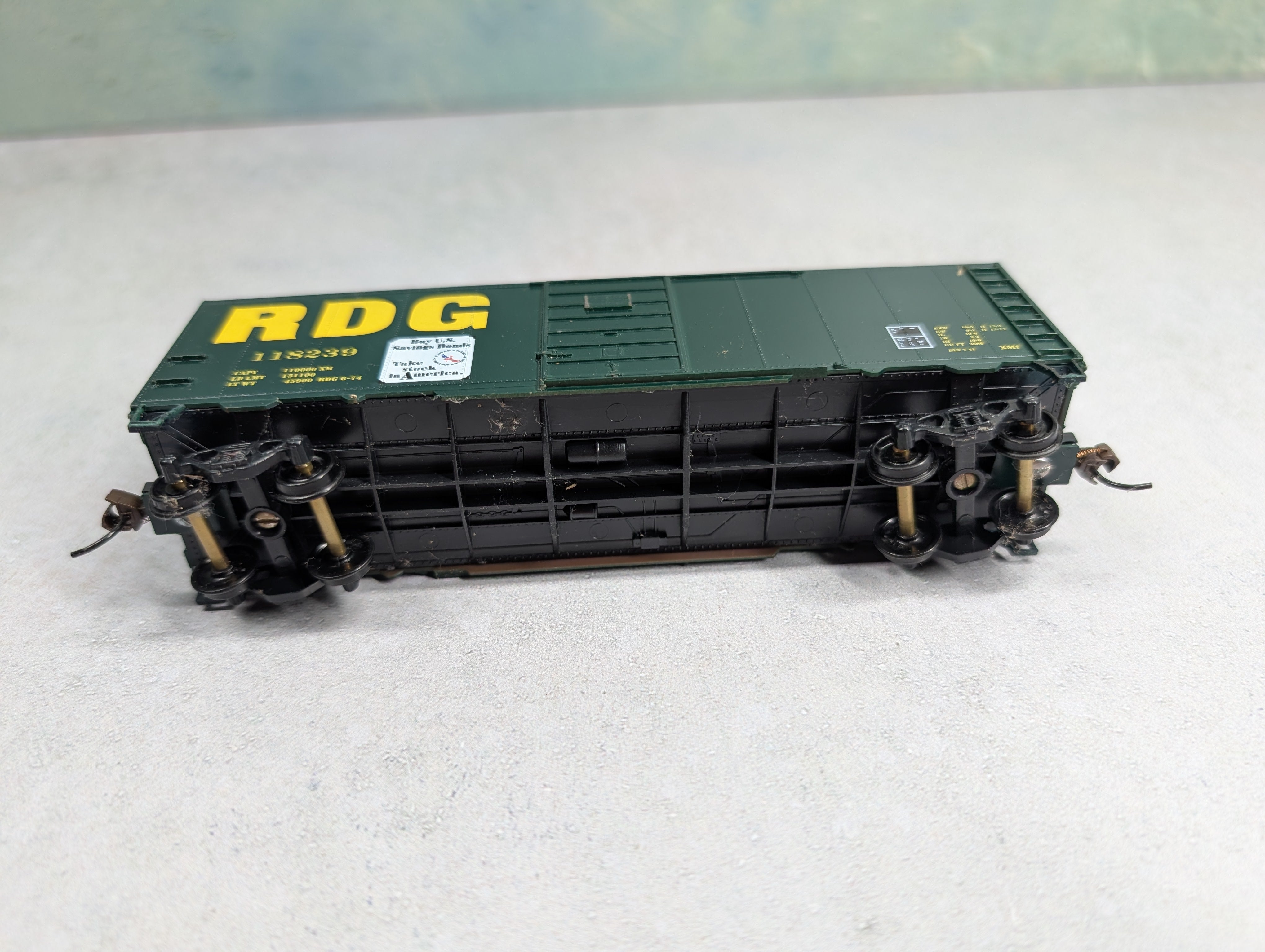 USED Roundhouse HO Scale 40' Box Car Reading RDG #118239