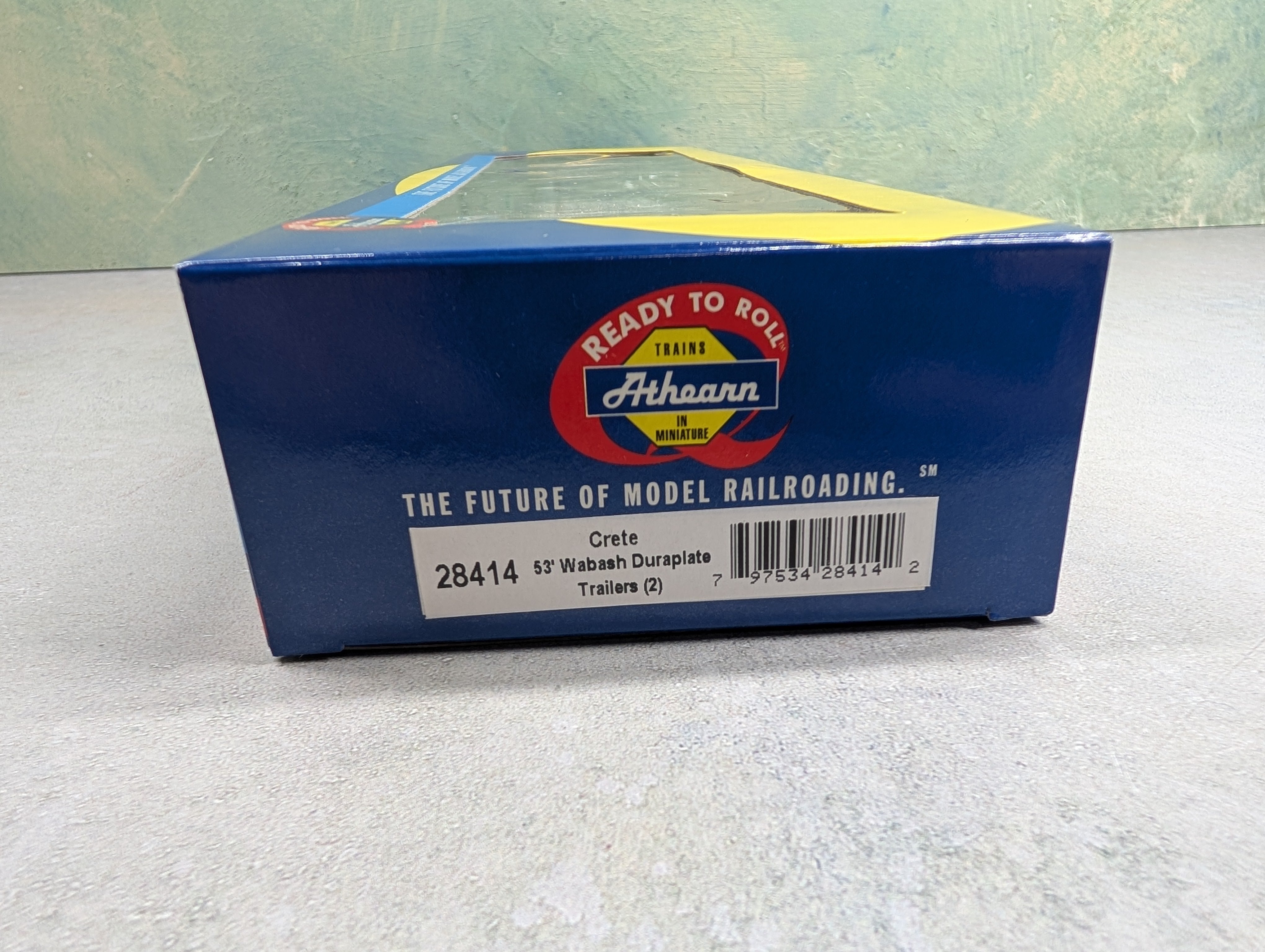 Athearn 28414 HO Scale 53' Wabash Duraplate Trailers Crete (2 pcs)