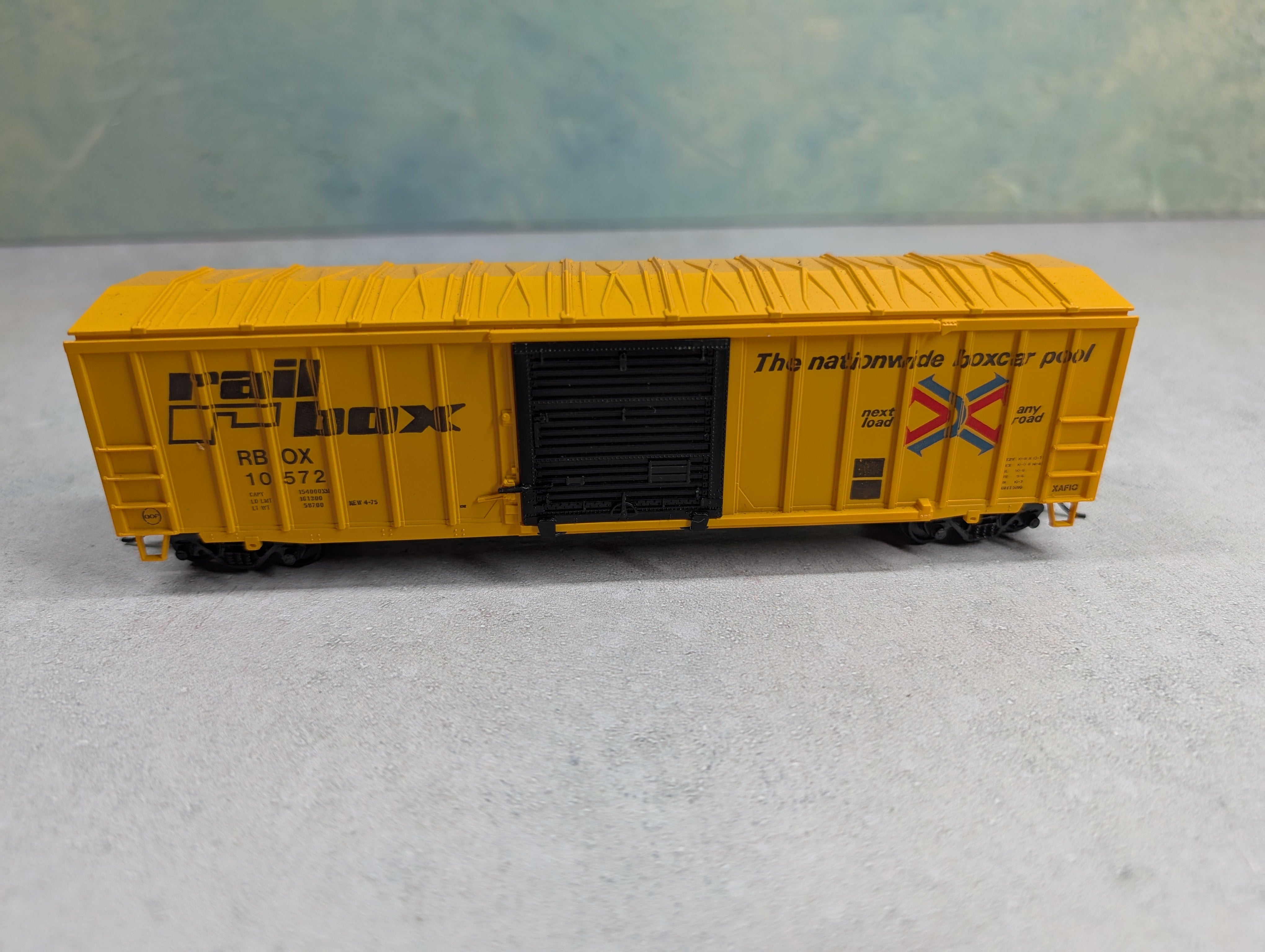 USED Athearn HO Scale 50' Box Car Railbox RBOX #10572