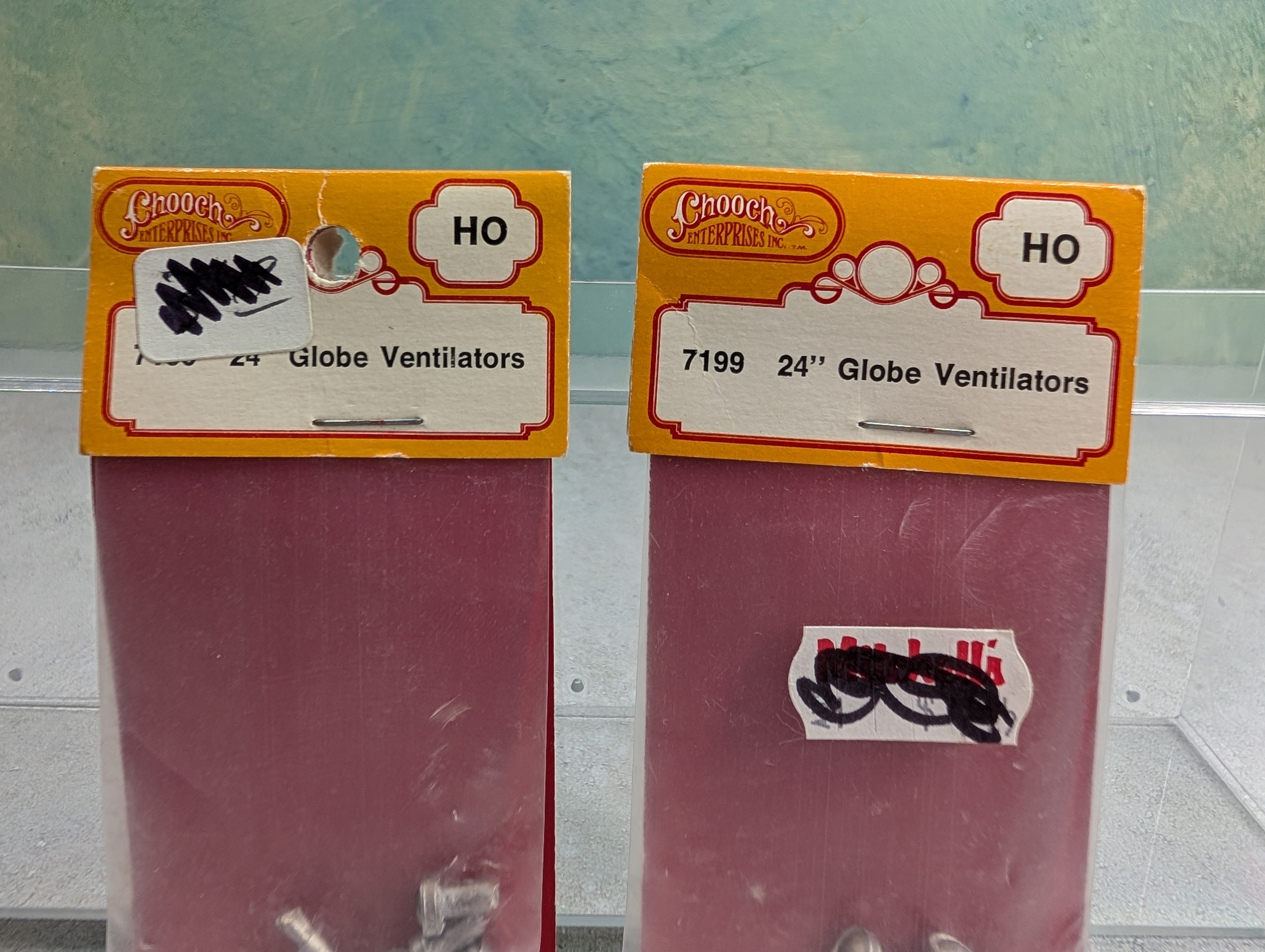 Chooch Enterprises Inc 7199 HO Scale 24" Globe Ventilators (12 pcs)