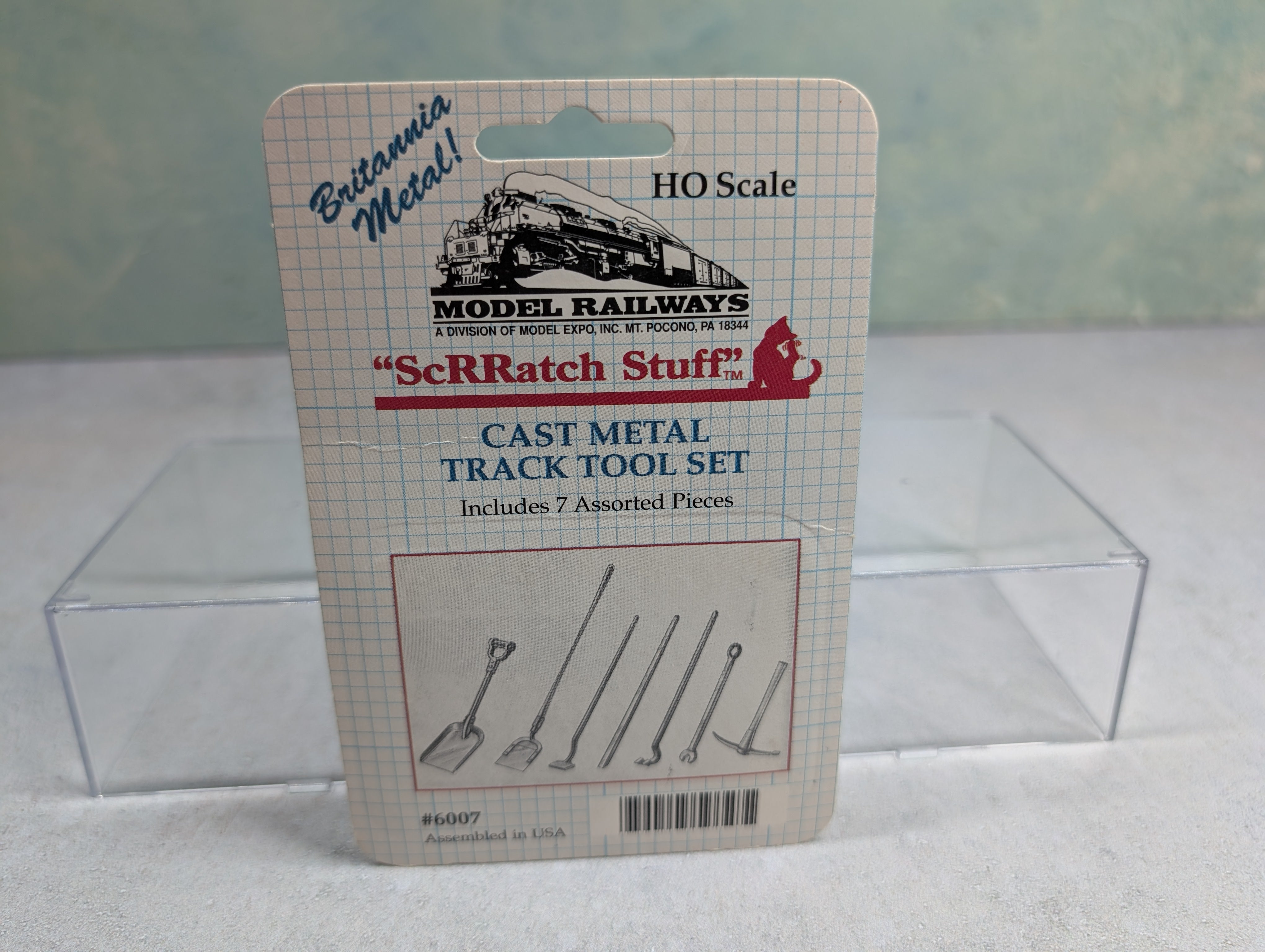 Scrratch Stuff 6007 HO Scale Cast Metal Track Tool Set (7 pcs)