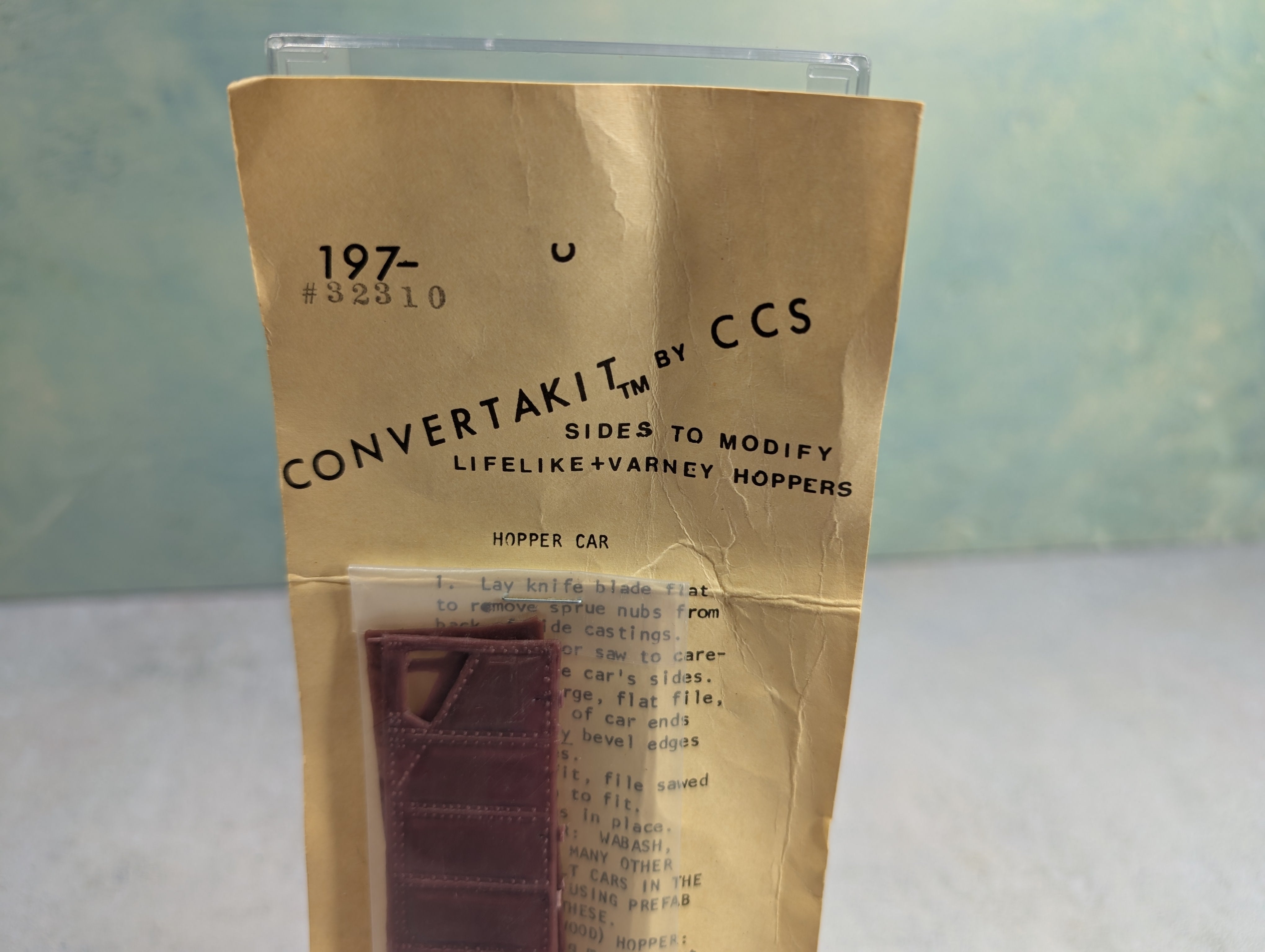 CCS 197-32310 HO Scale Sides to Modify LifeLike & Varney Hoppers