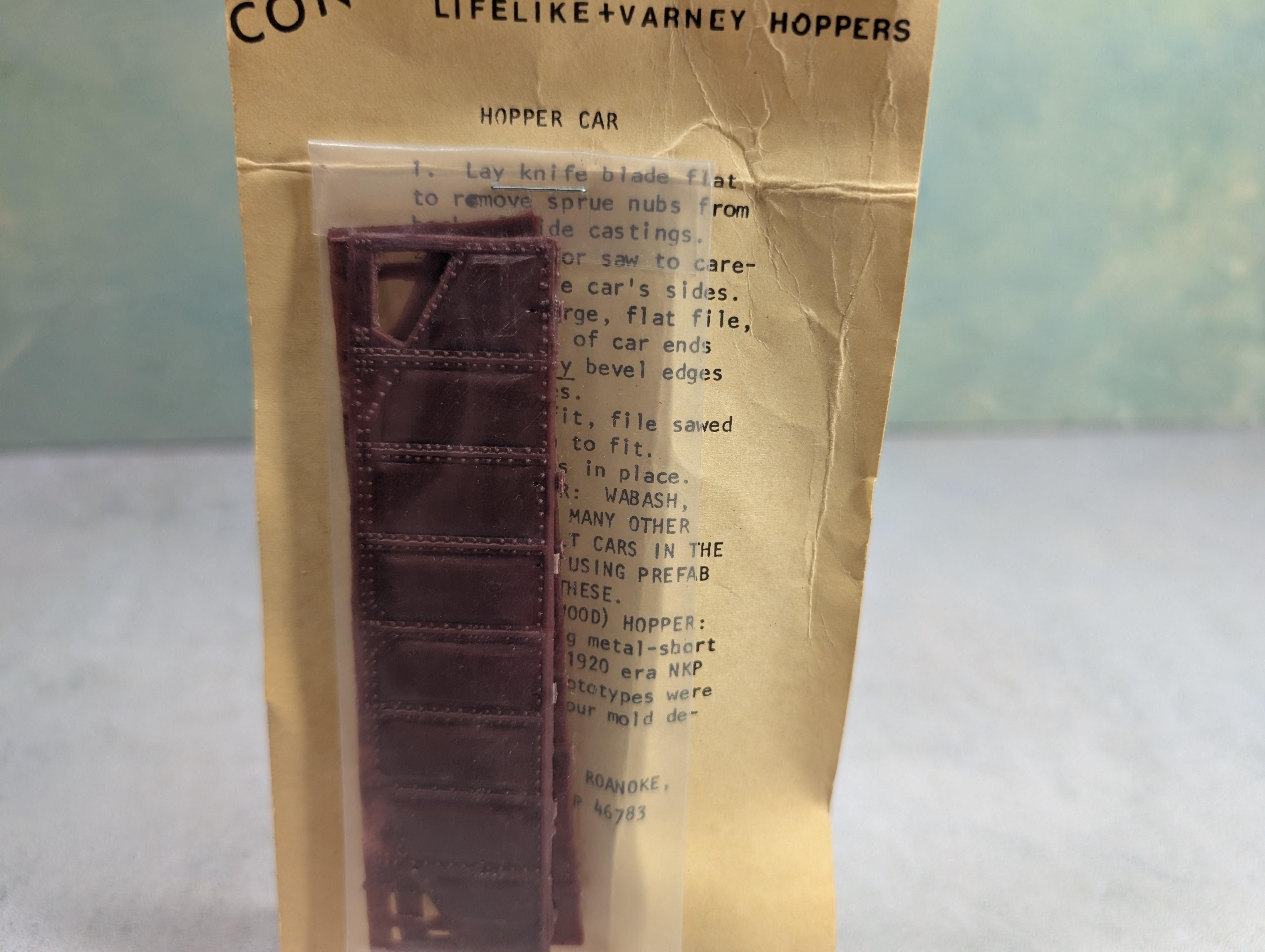 CCS 197-32310 HO Scale Sides to Modify LifeLike & Varney Hoppers