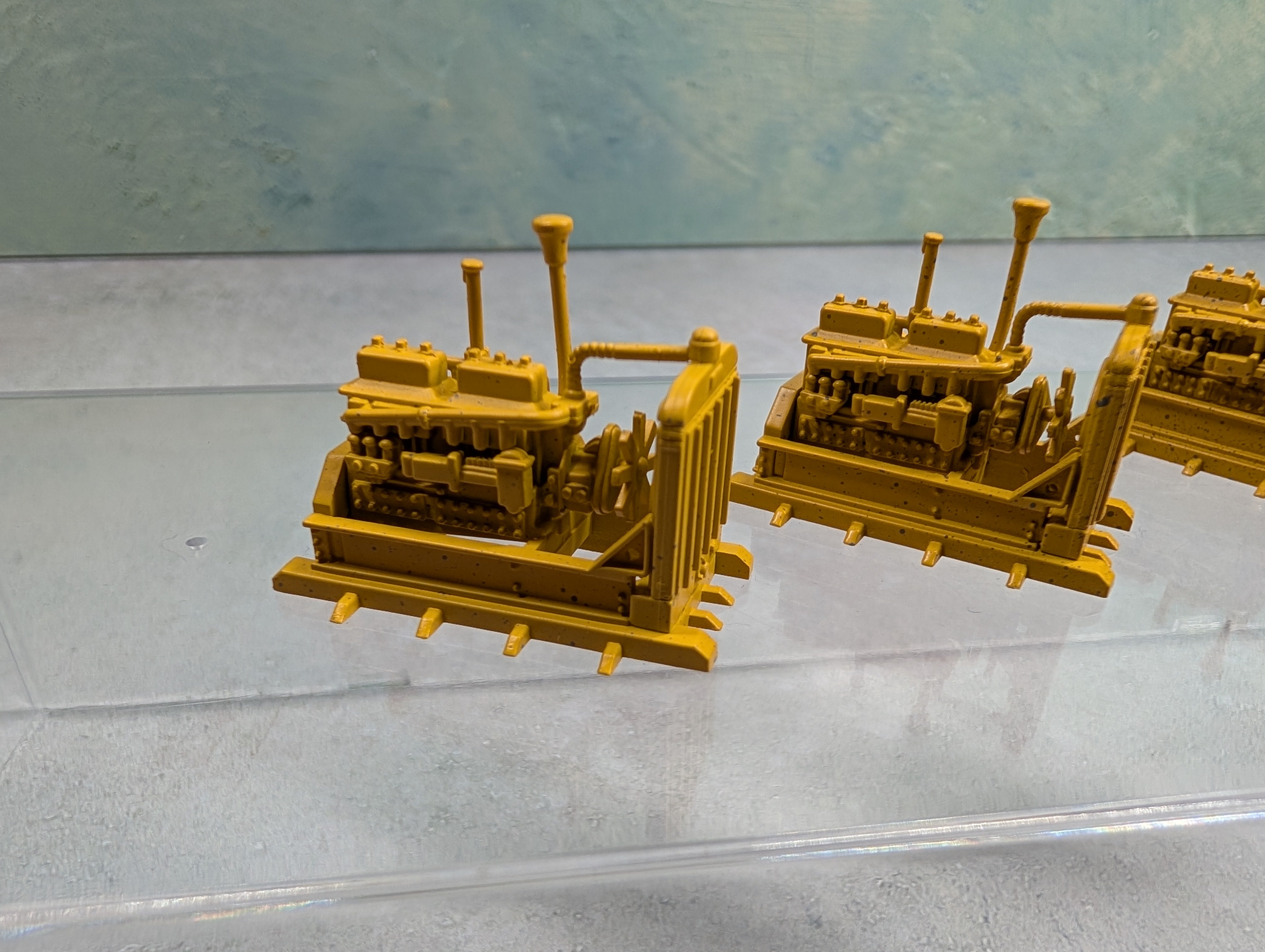 USED HO Scale Weathered Power Generator Loads (3 pcs)